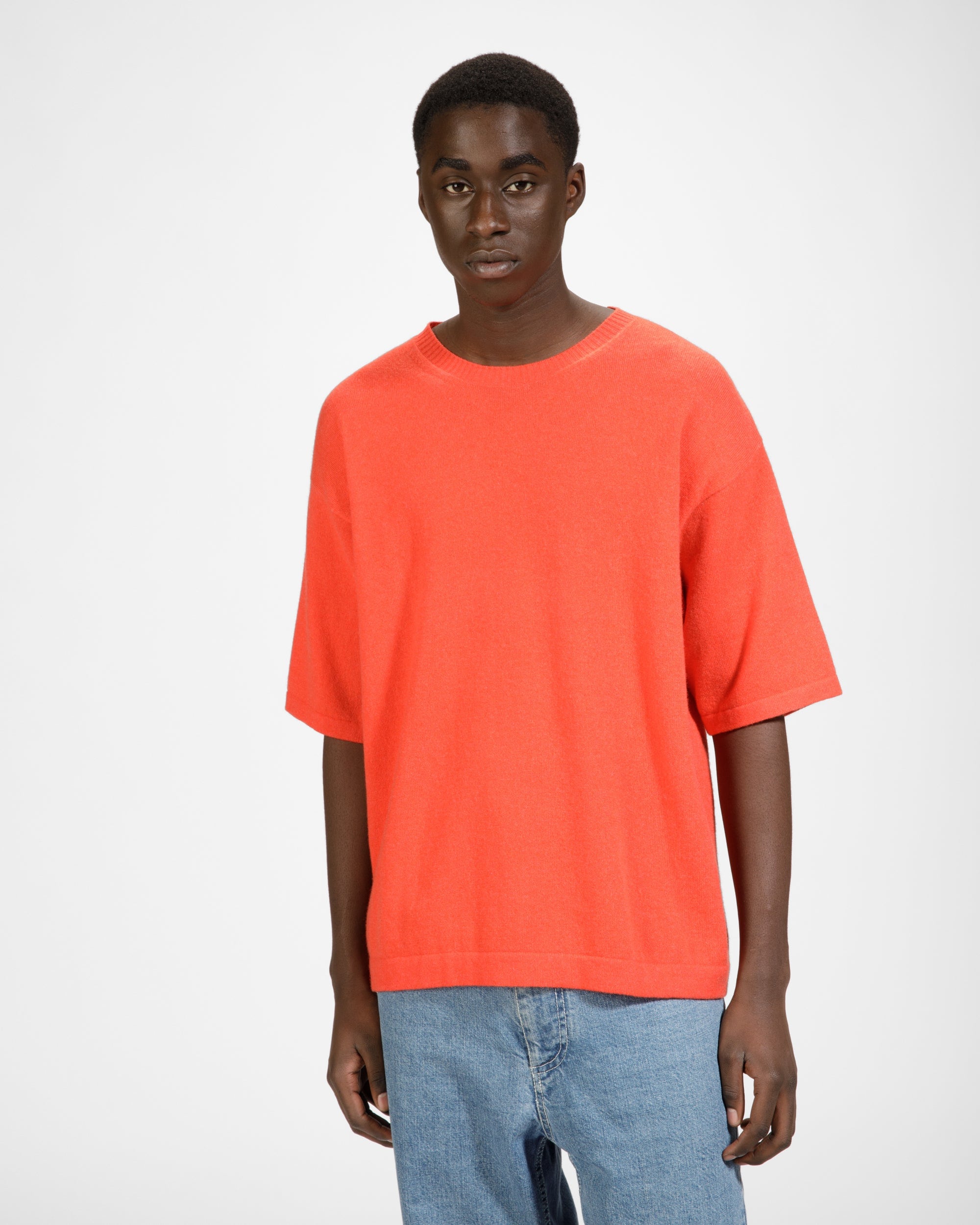 Cashmere Knitted T-Shirt - Men's - Bally - 01