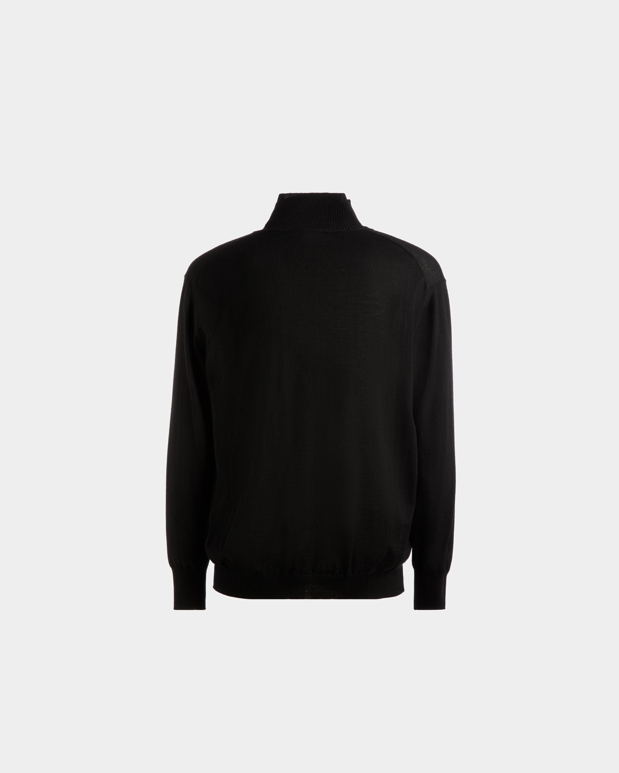 Roll Neck Sweater In Black Wool - Men's - Bally - 07