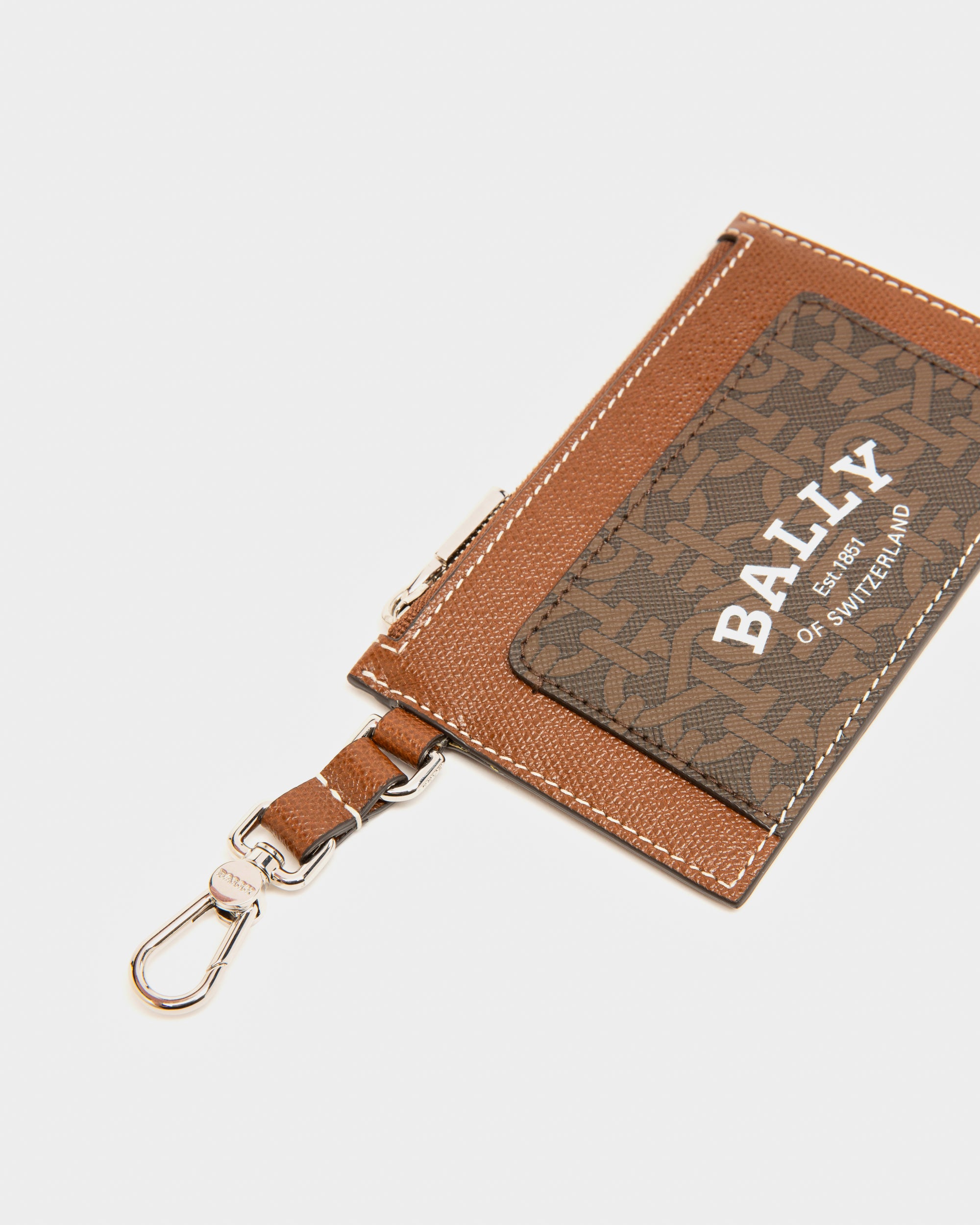 Babeel Tpu Card Holder In Brown - Men's - Bally - 04