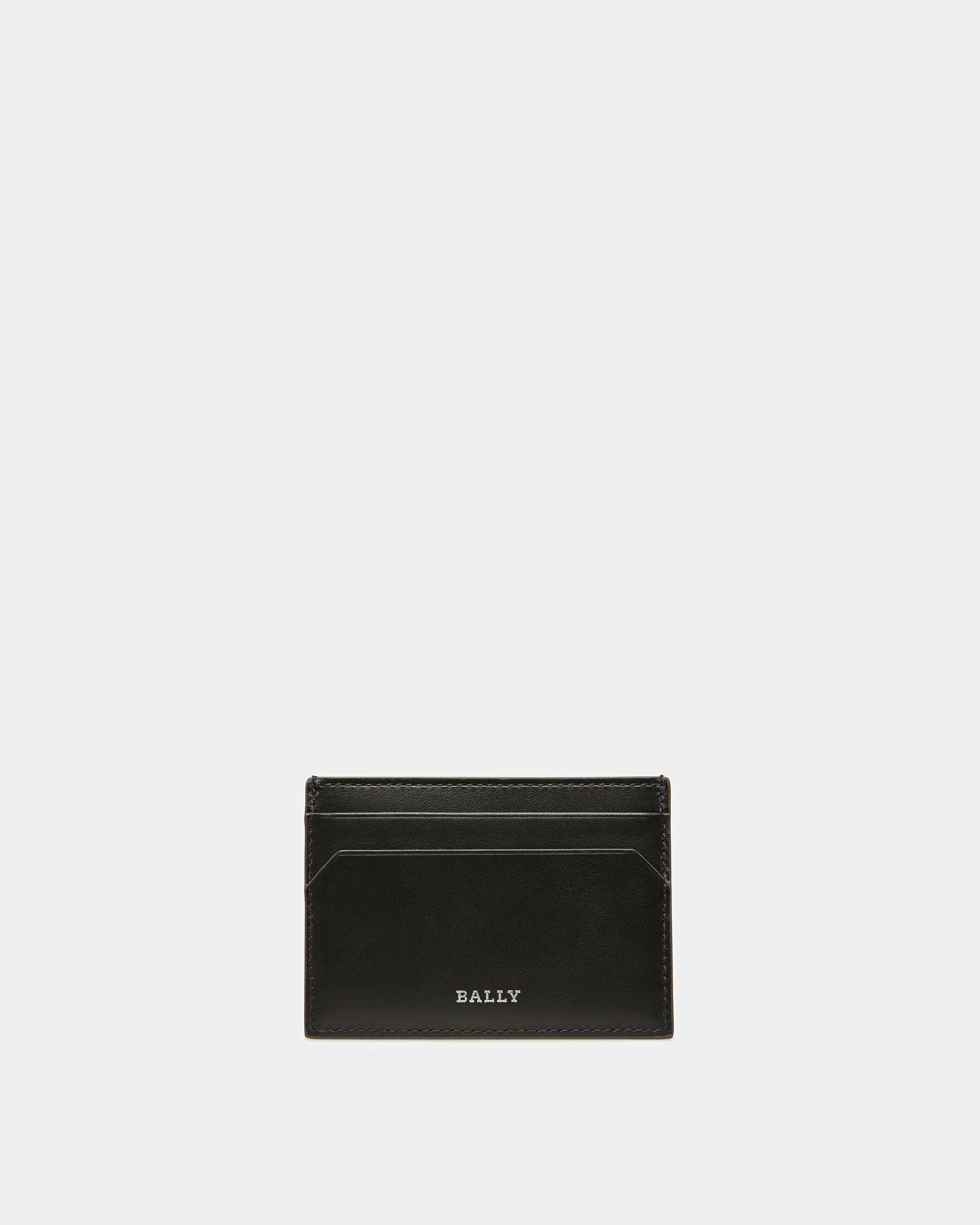 Bhar Leather Classic Card Holder In Black - Men's - Bally - 01