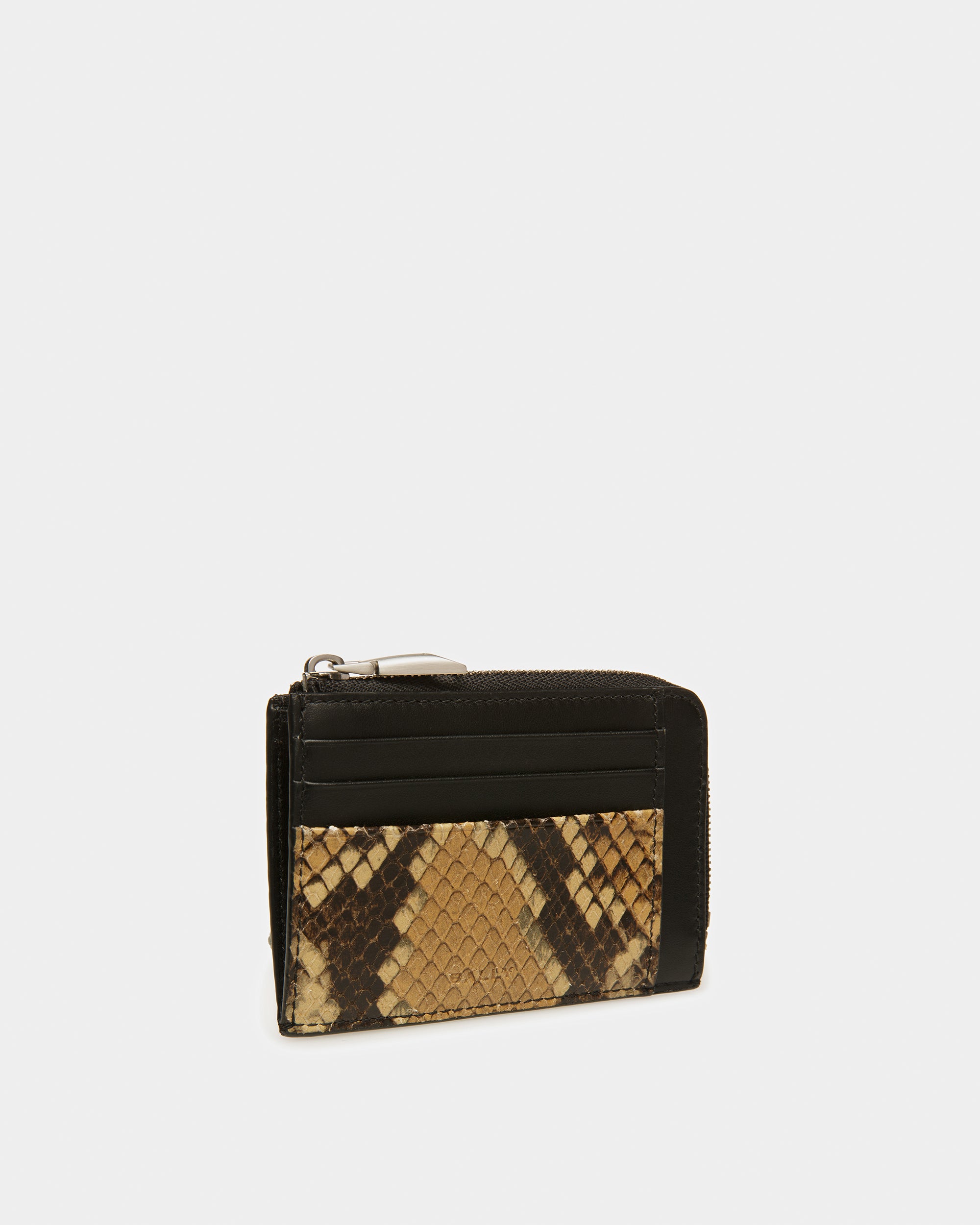 Zipped Coin Holder In Python Print - Men's - Bally - 05