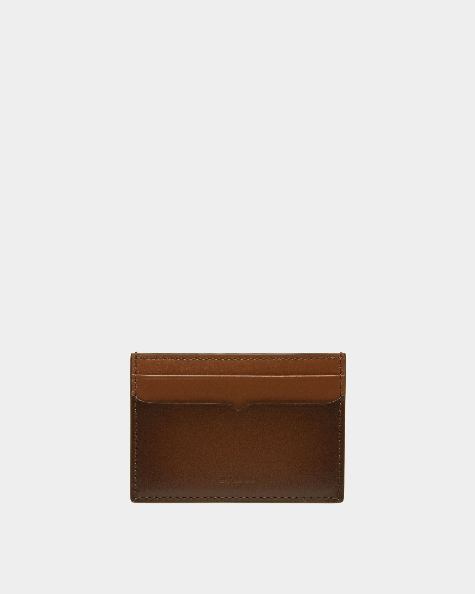 Speciale Card Holder In Brown Leather - Men's - Bally - 01