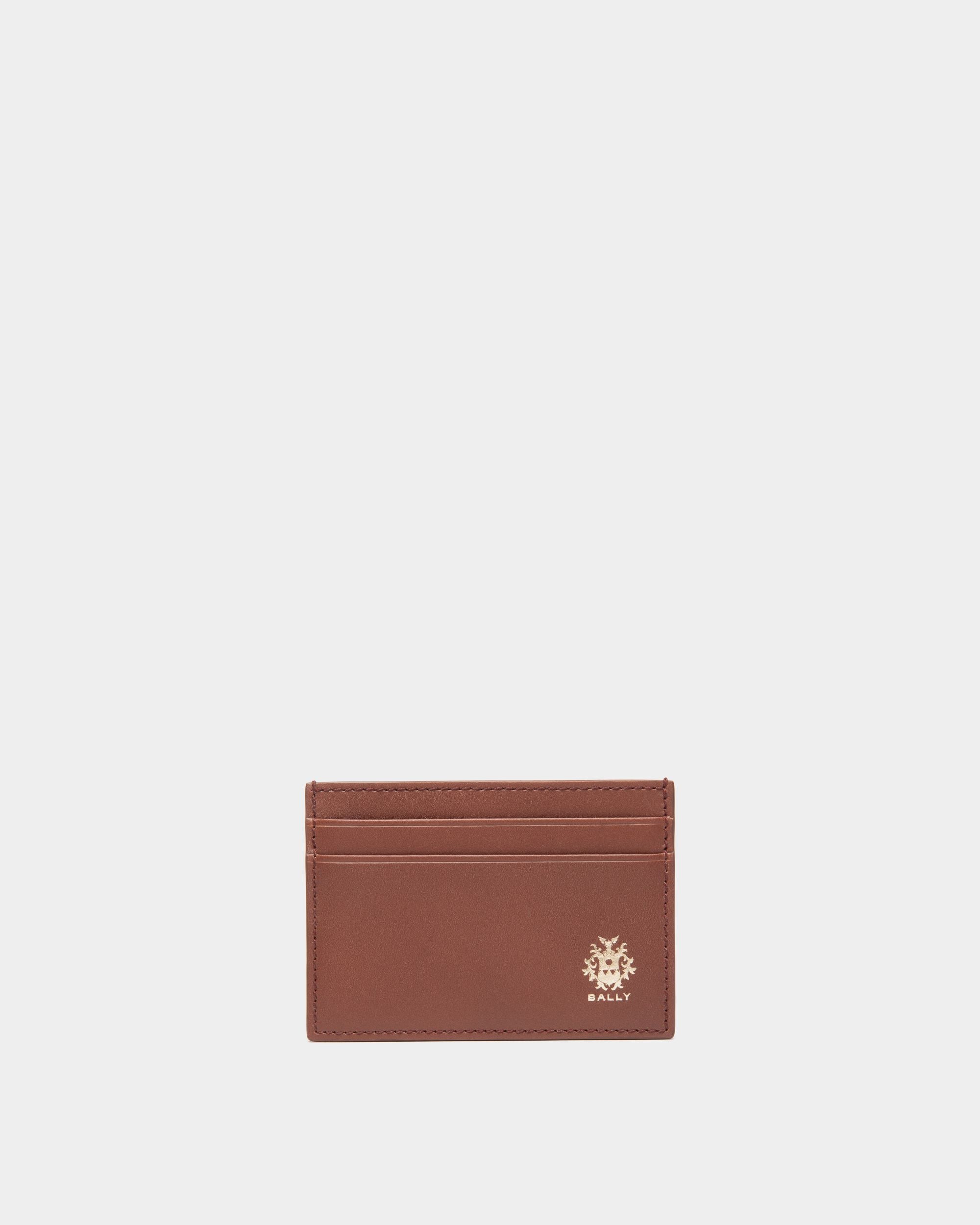 Beckett Card Holder In Brown Leather - Men's - Bally - 01