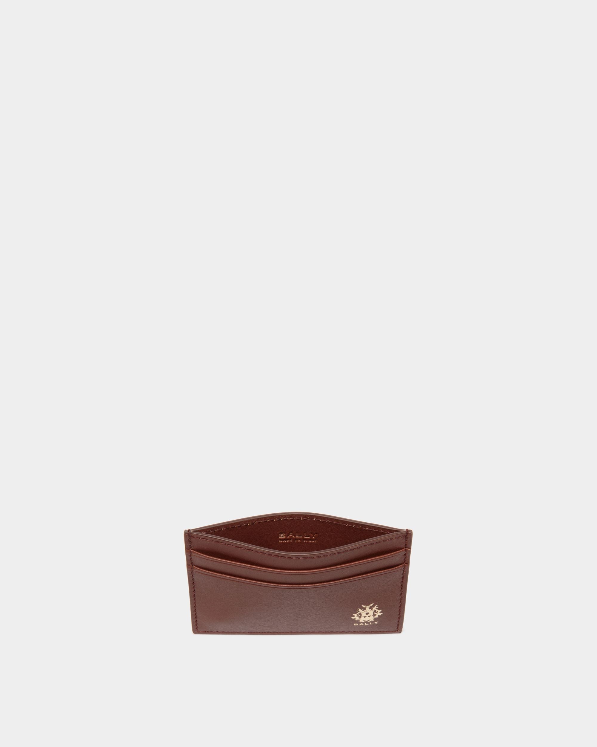 Beckett Card Holder In Brown Leather - Men's - Bally - 03