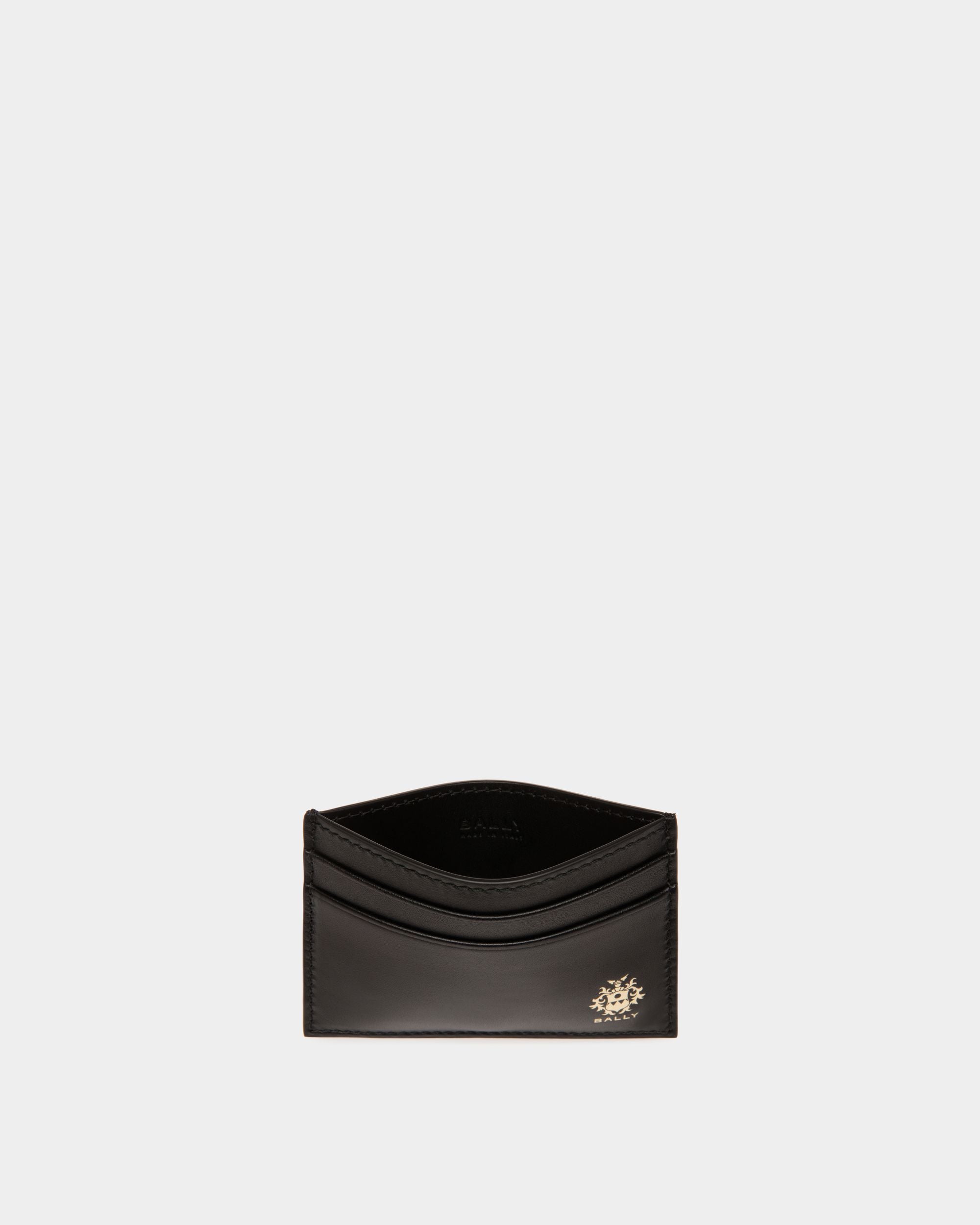 Beckett Card Holder in Black Leather - Men's - Bally - 03
