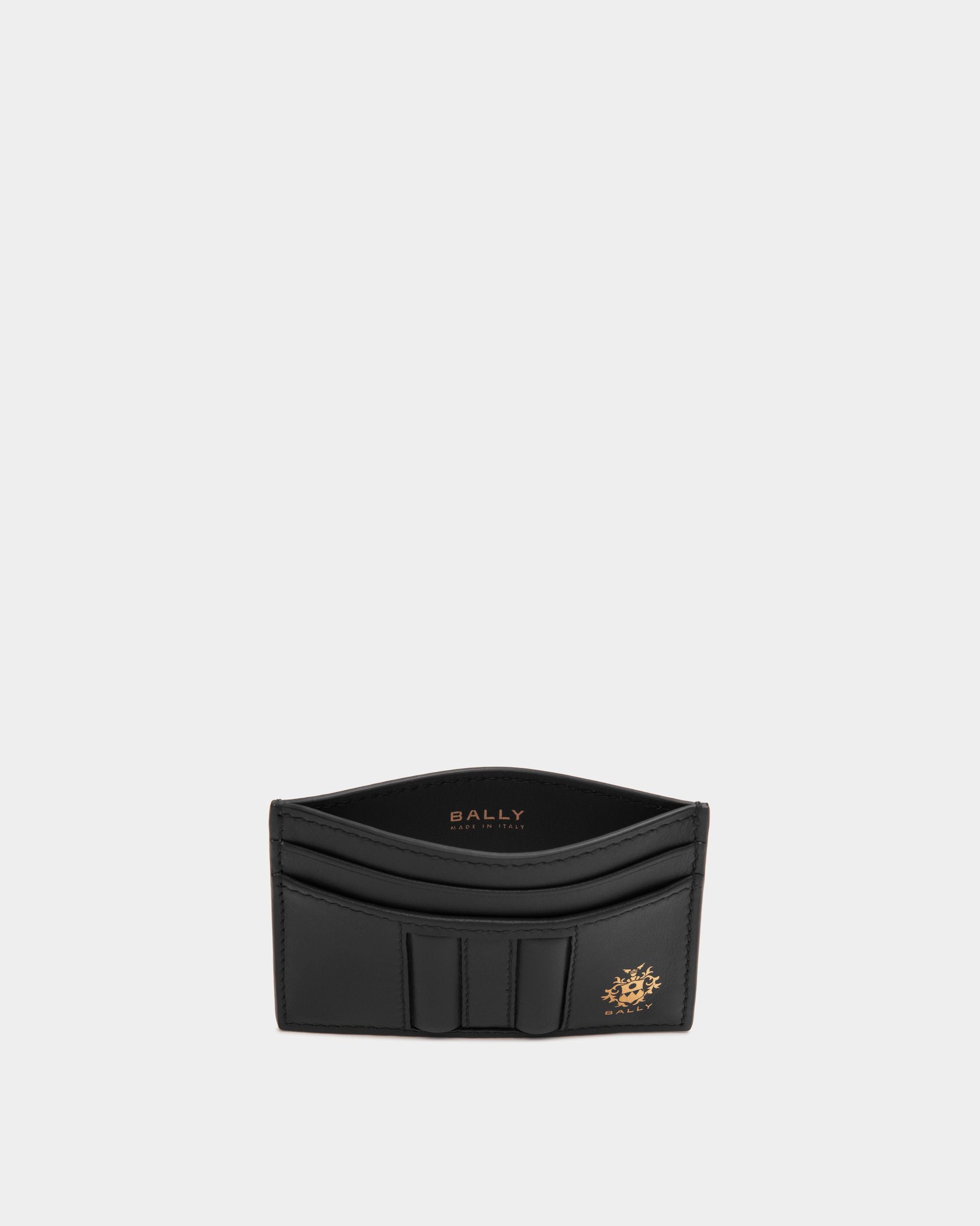 Beckett Card Holder in Black Leather - Men's - Bally - 03