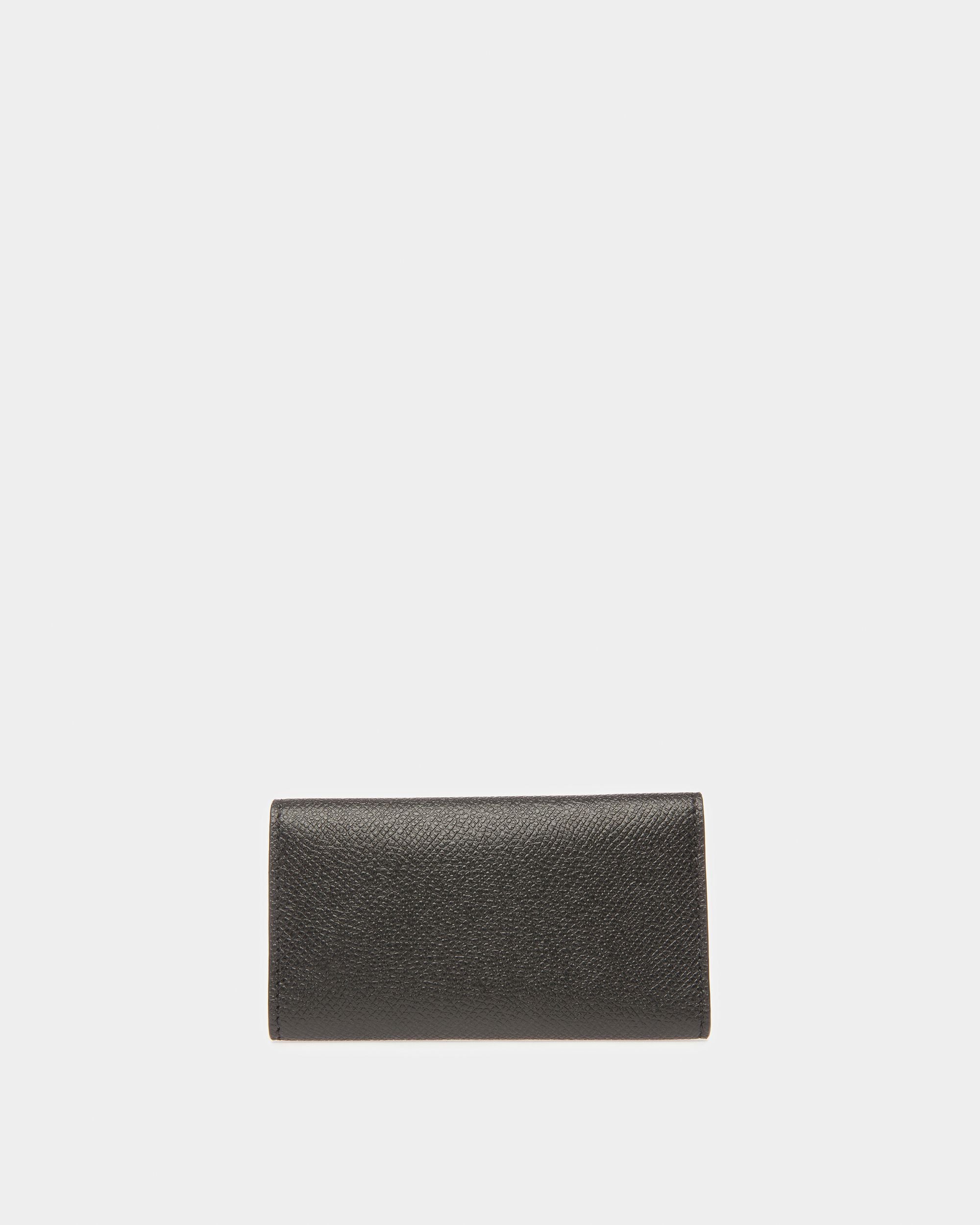 Baltos Leather Key Case In Black & Blue - Men's - Bally - 02