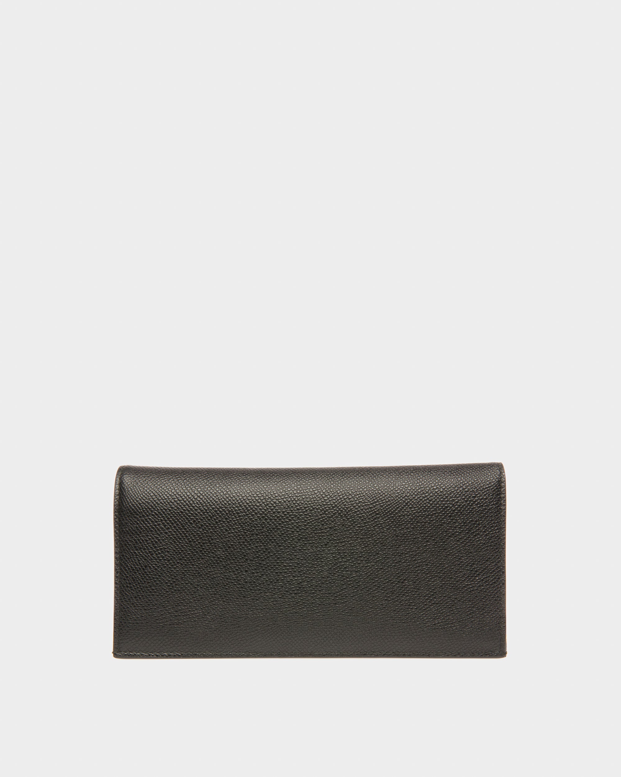 Baliro Leather Continental Wallet In Black & Blue - Men's - Bally - 02
