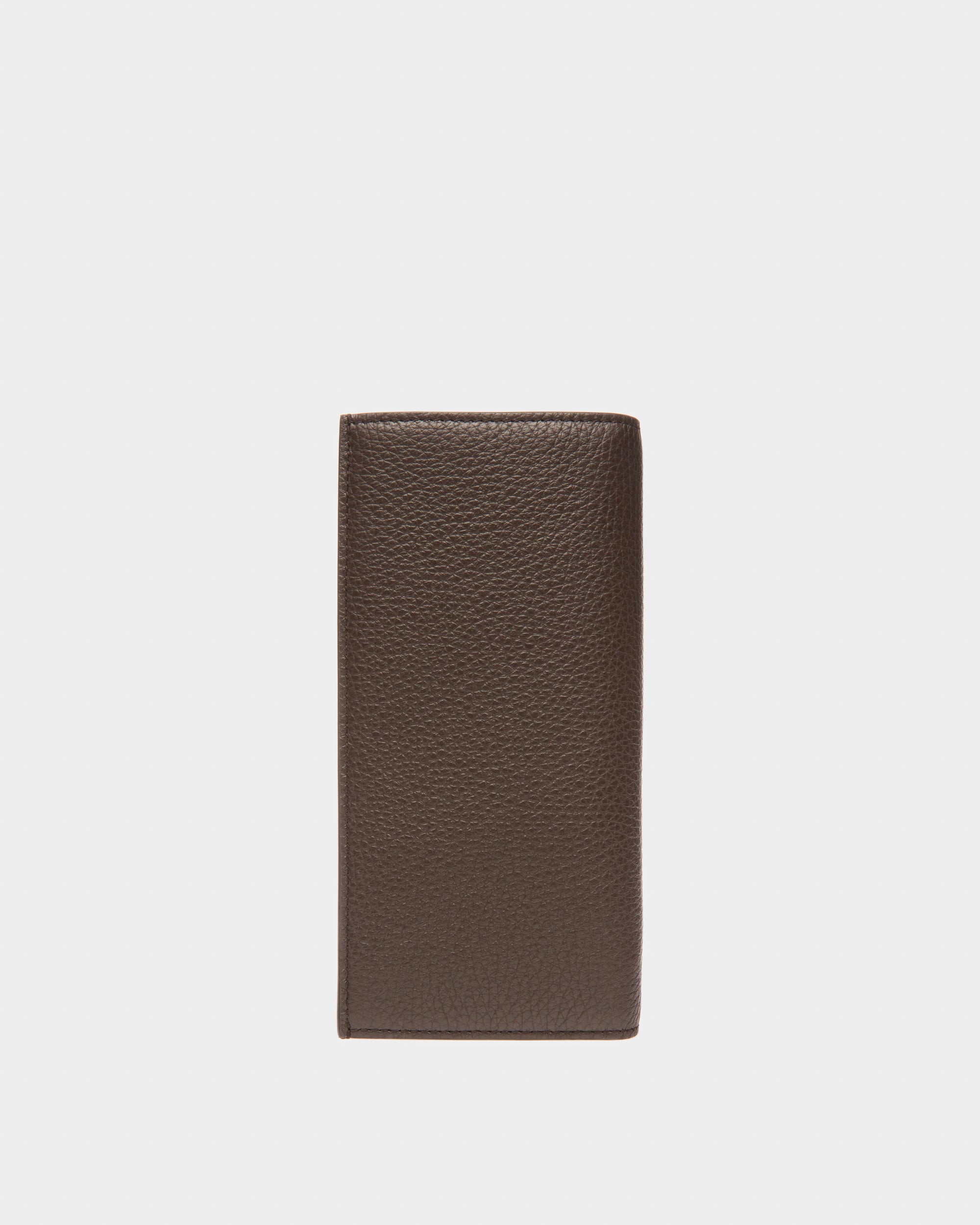 Scaliro Leather Continental Wallet In Ebony Brown - Men's - Bally - 02