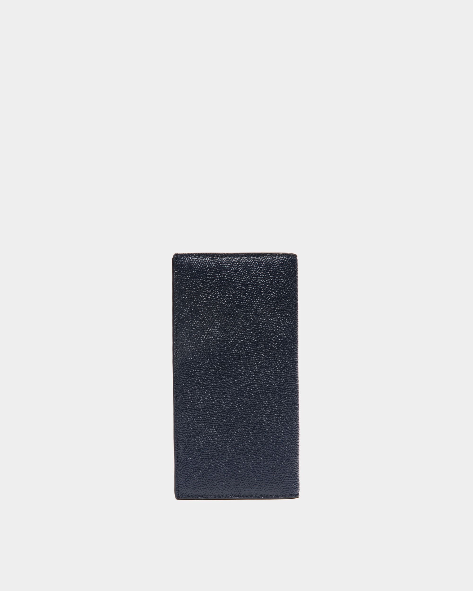 Flag Continental Wallet in Blue Leather - Men's - Bally - 02