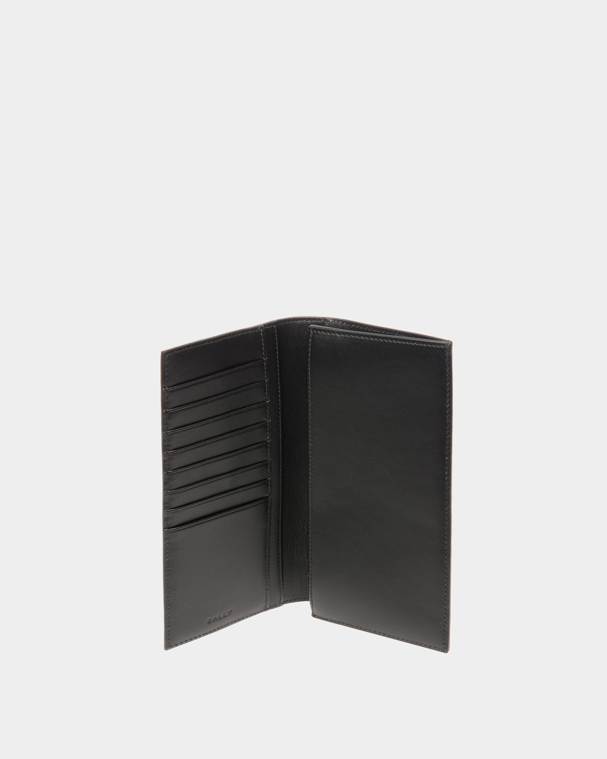 Mythos Continental Wallet In Black Recycled Leather - Men's - Bally - 03