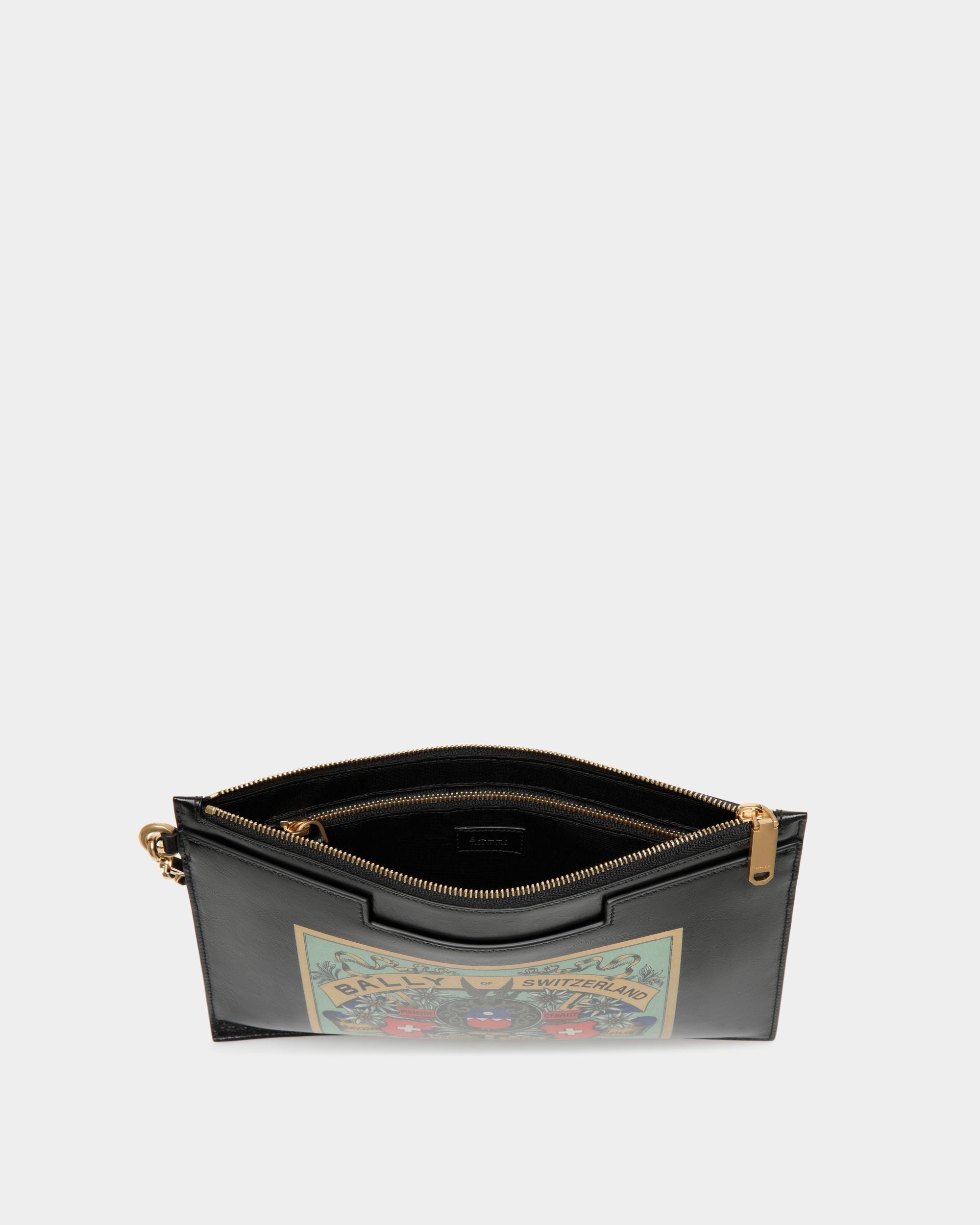Easy Bally Pochette In Black Leather - Men's - Bally - 03