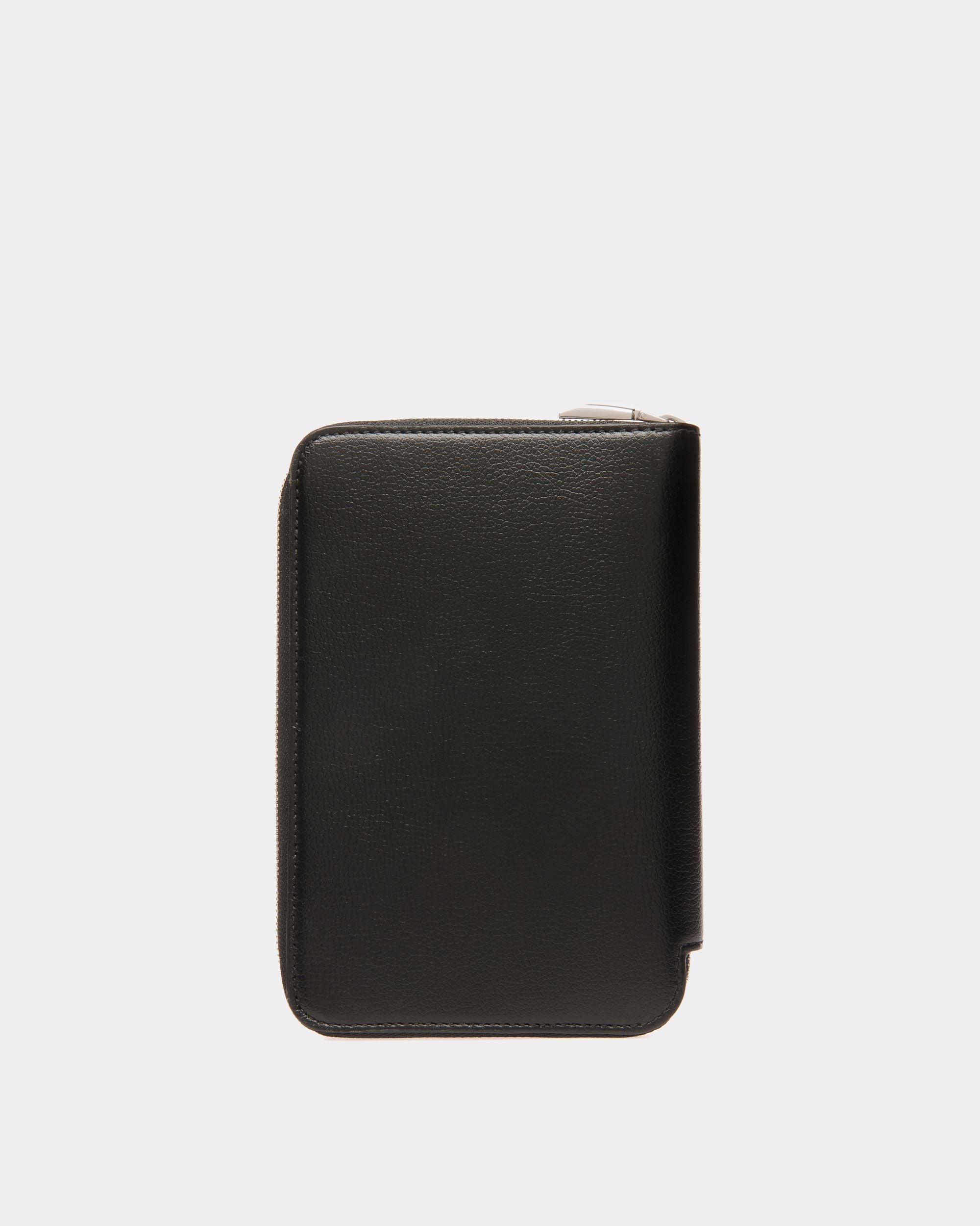Banque Travel Wallet In Black Leather - Men's - Bally - 02