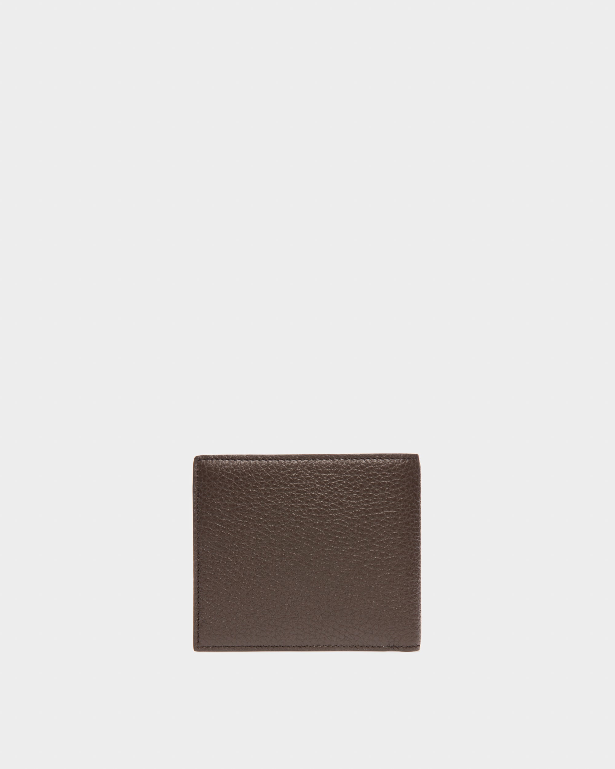 Scrasai Leather Wallet In Ebony Brown - Men's - Bally - 02
