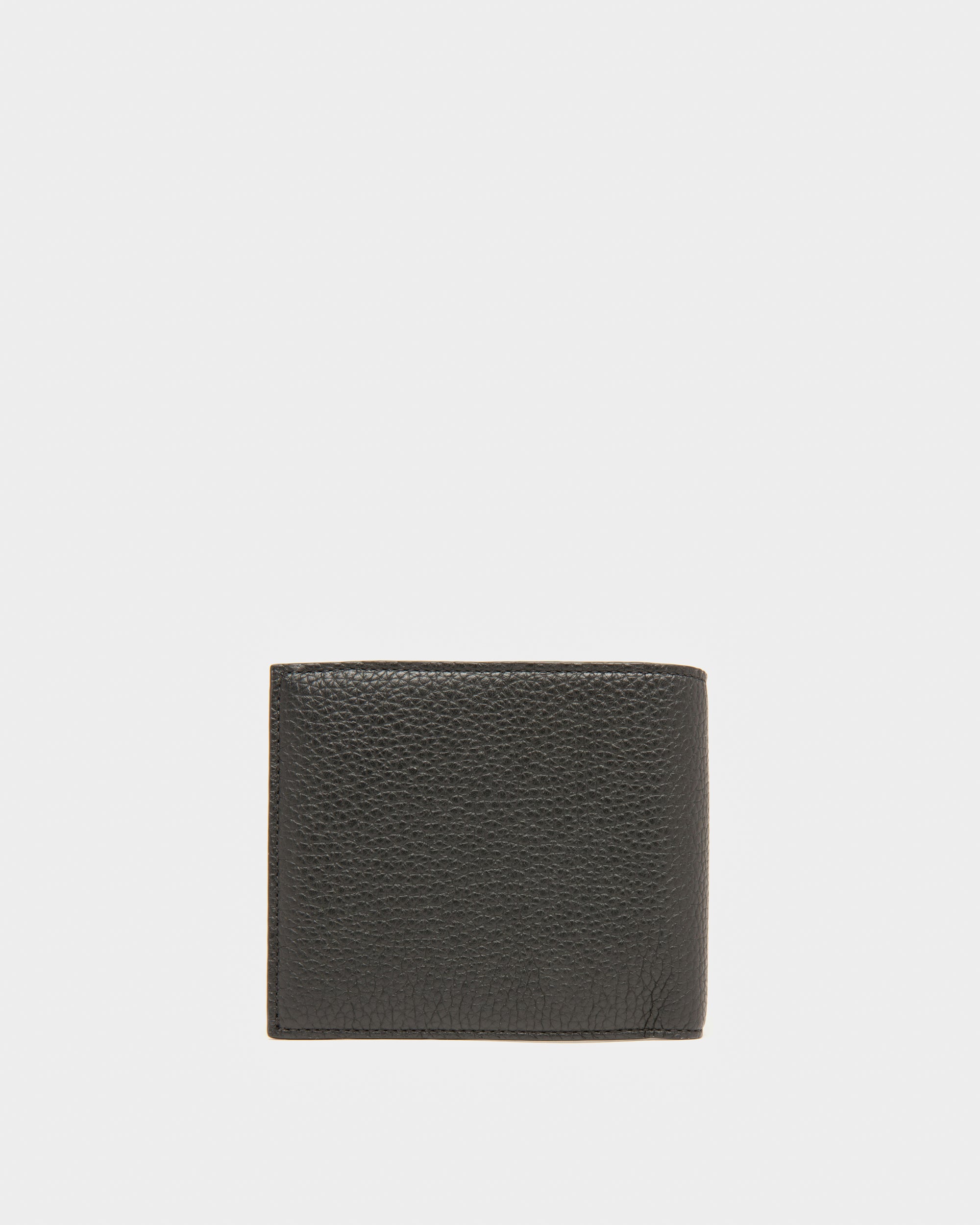 Brasai Leather Wallet In Black - Men's - Bally - 02