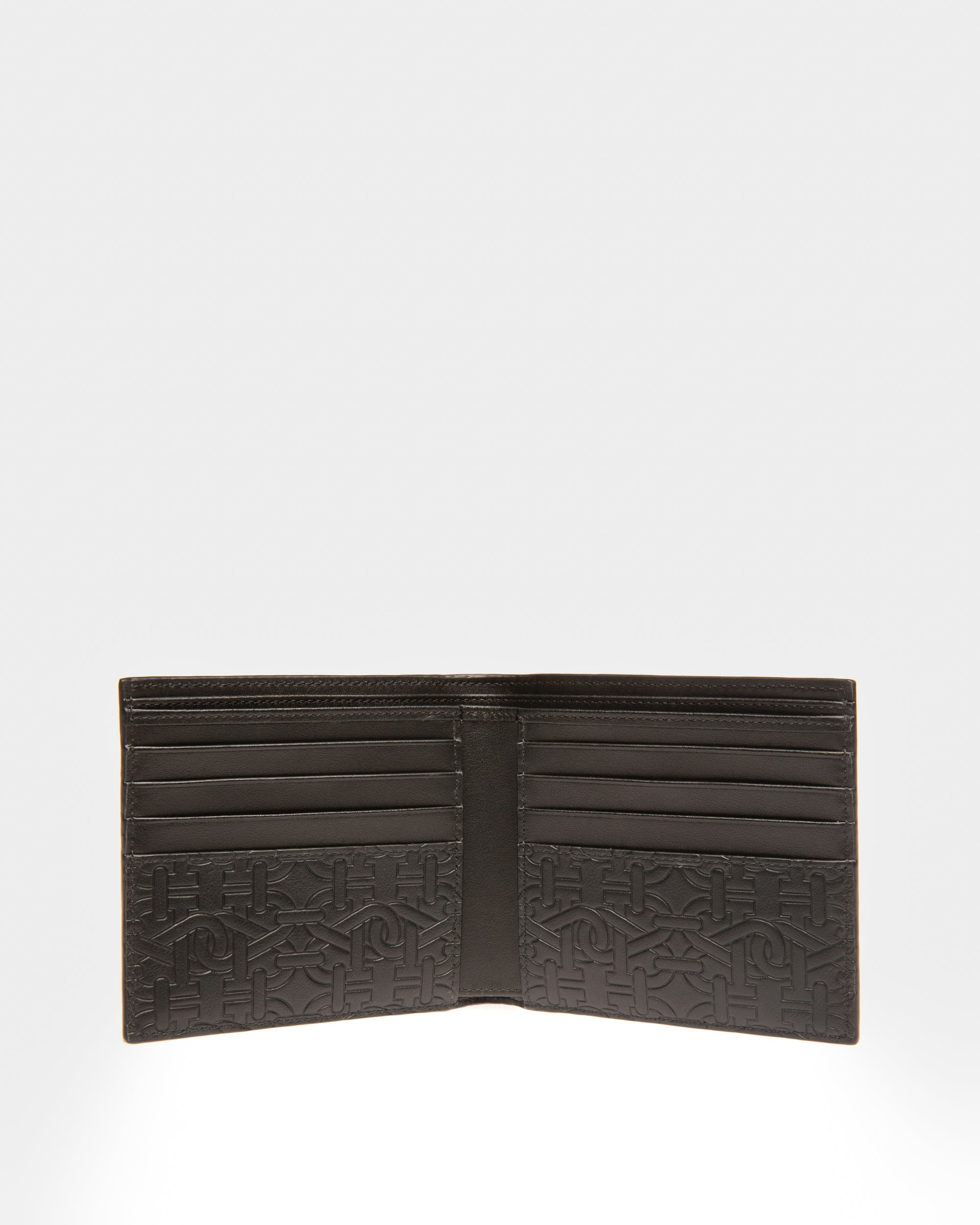 Brasai Leather Wallet In Black - Men's - Bally - 03