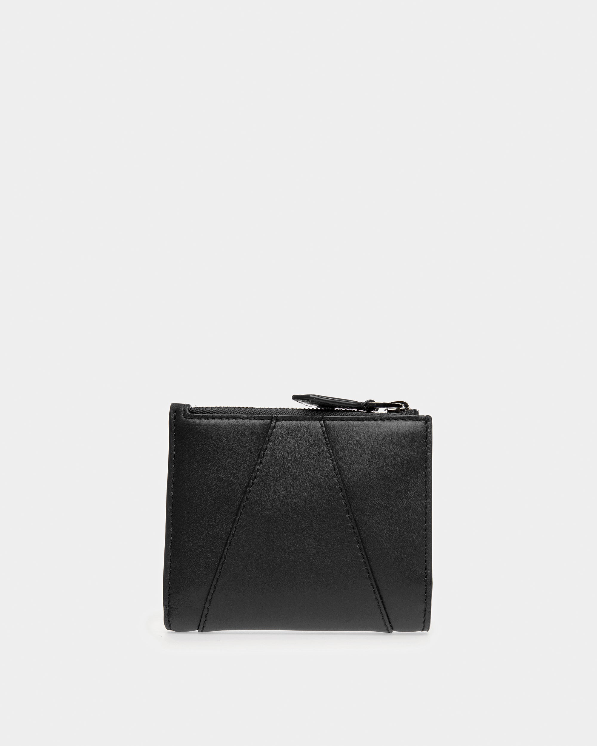 Axeel Leather Wallet In Black - Men's - Bally - 02