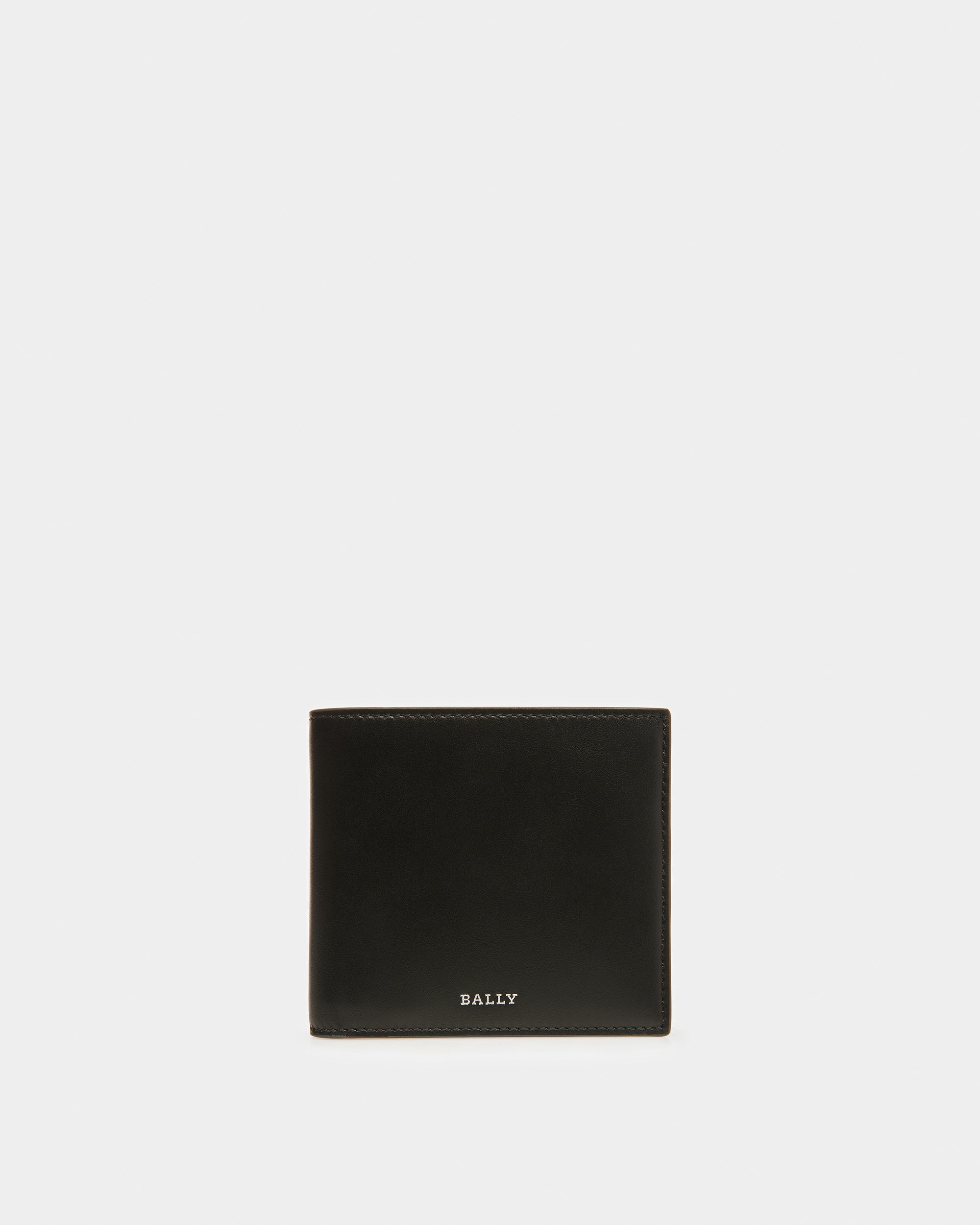 Brasai Leather Wallet In Black - Men's - Bally - 01