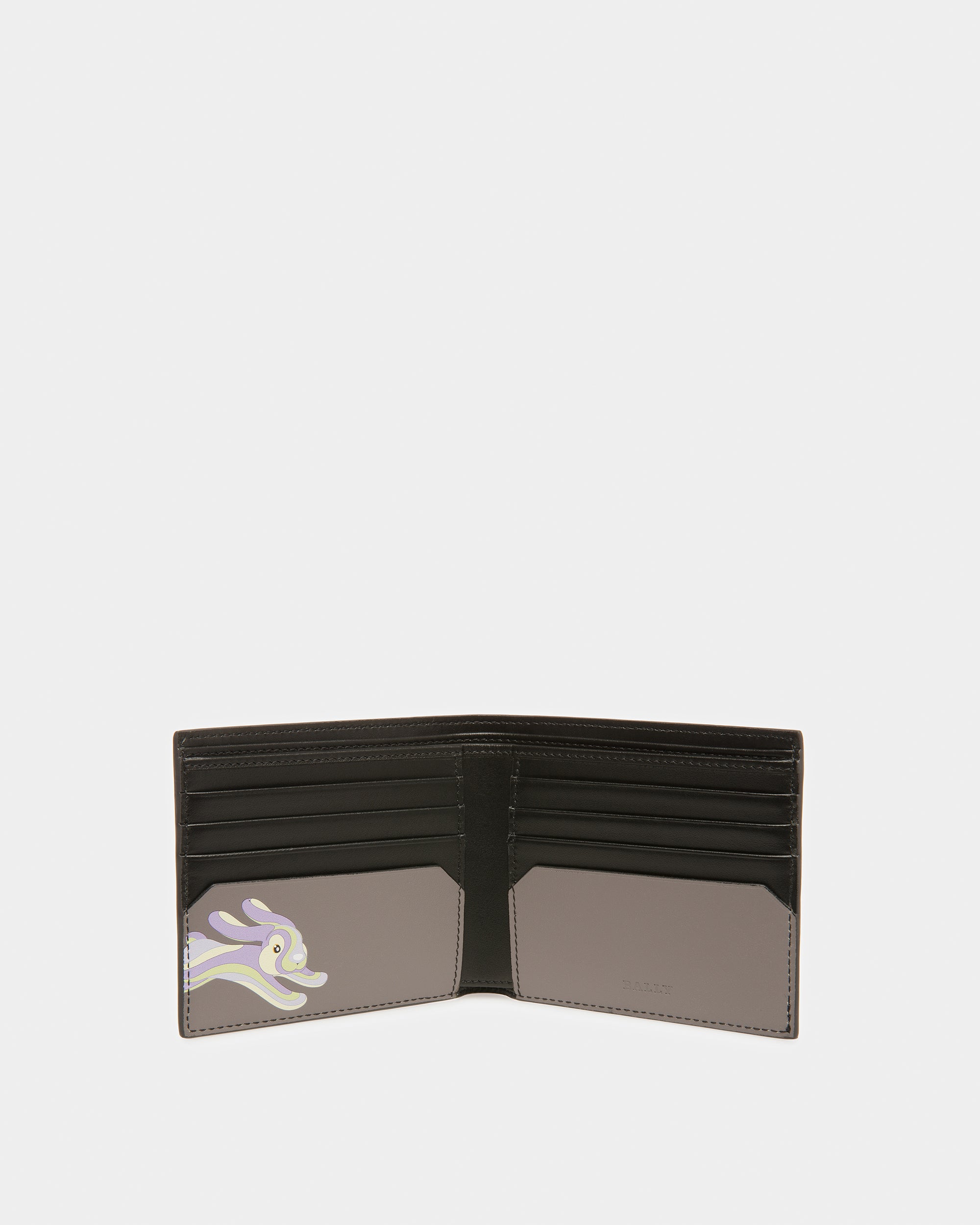 Brasai Leather Wallet In Black - Men's - Bally - 02