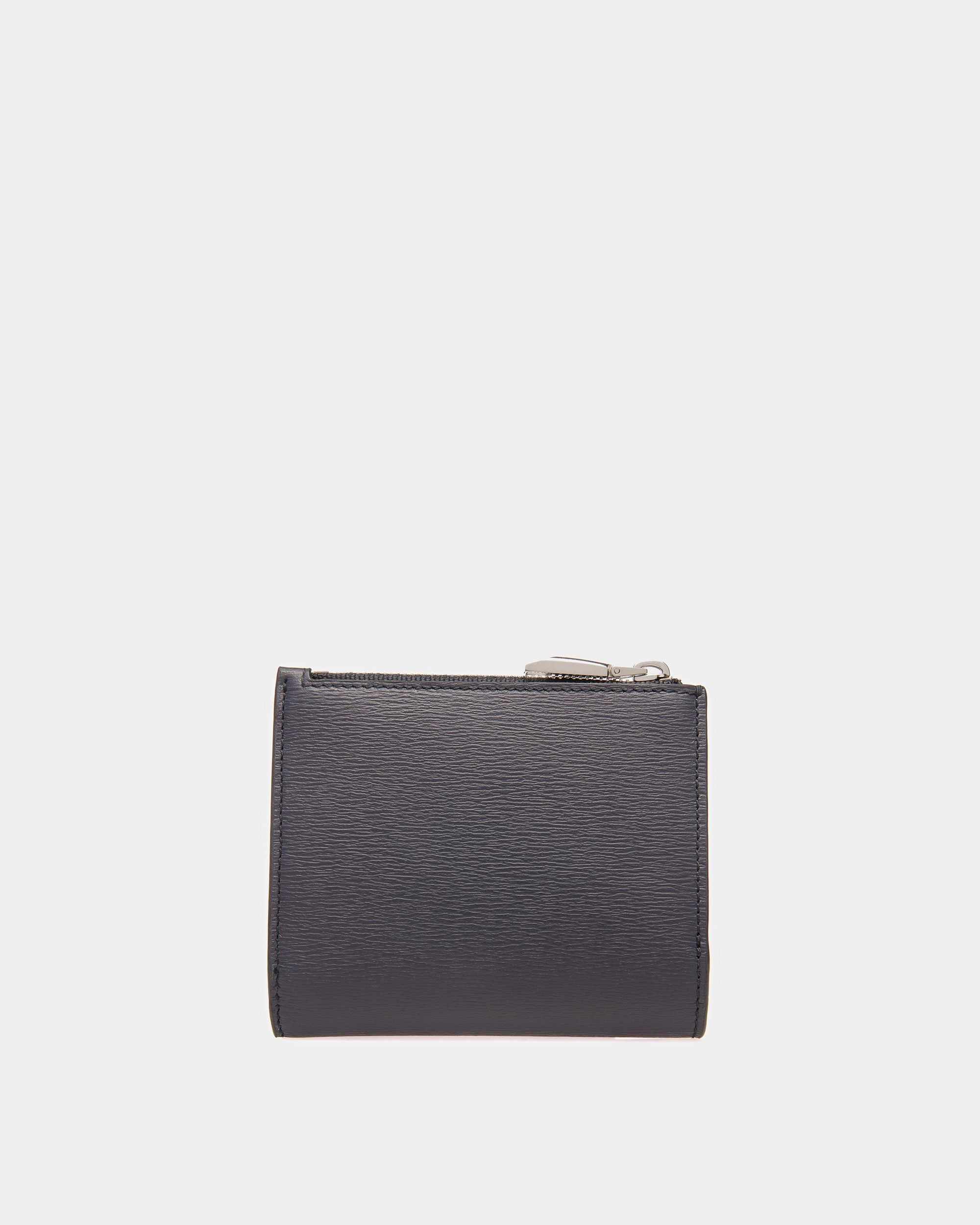 Crossing Wallet in Dark Blue Leather - Men's - Bally - 02