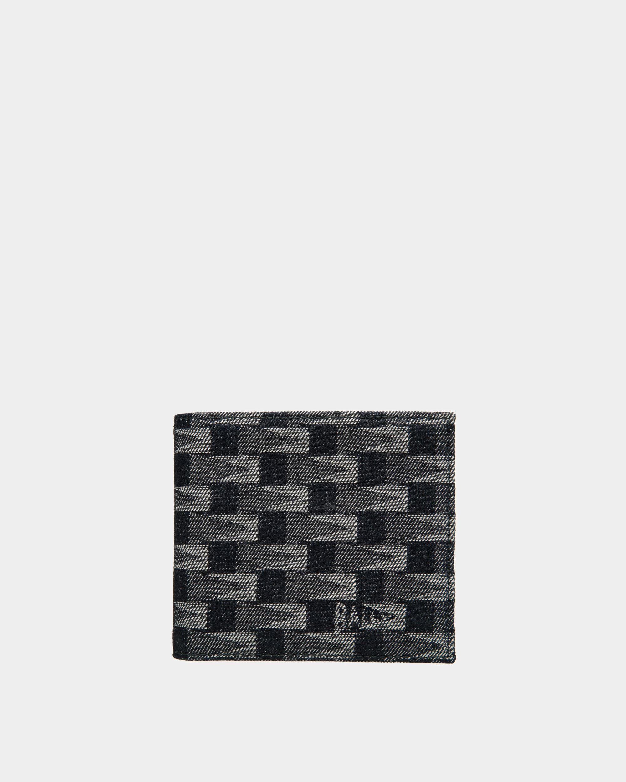 Pennant Bifold Wallet in Denim - Men's - Bally - 01