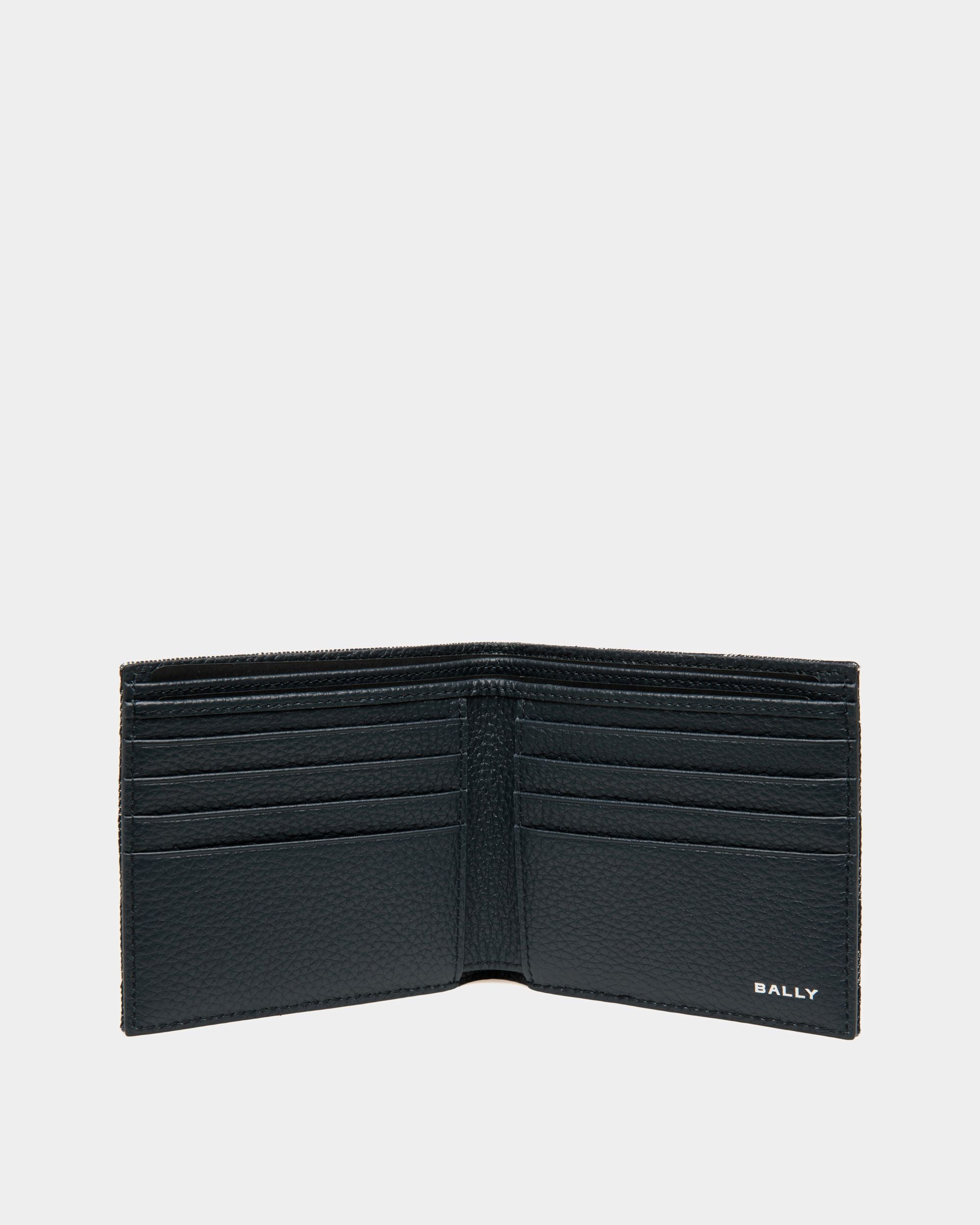 Pennant Bifold Wallet in Denim - Men's - Bally - 03