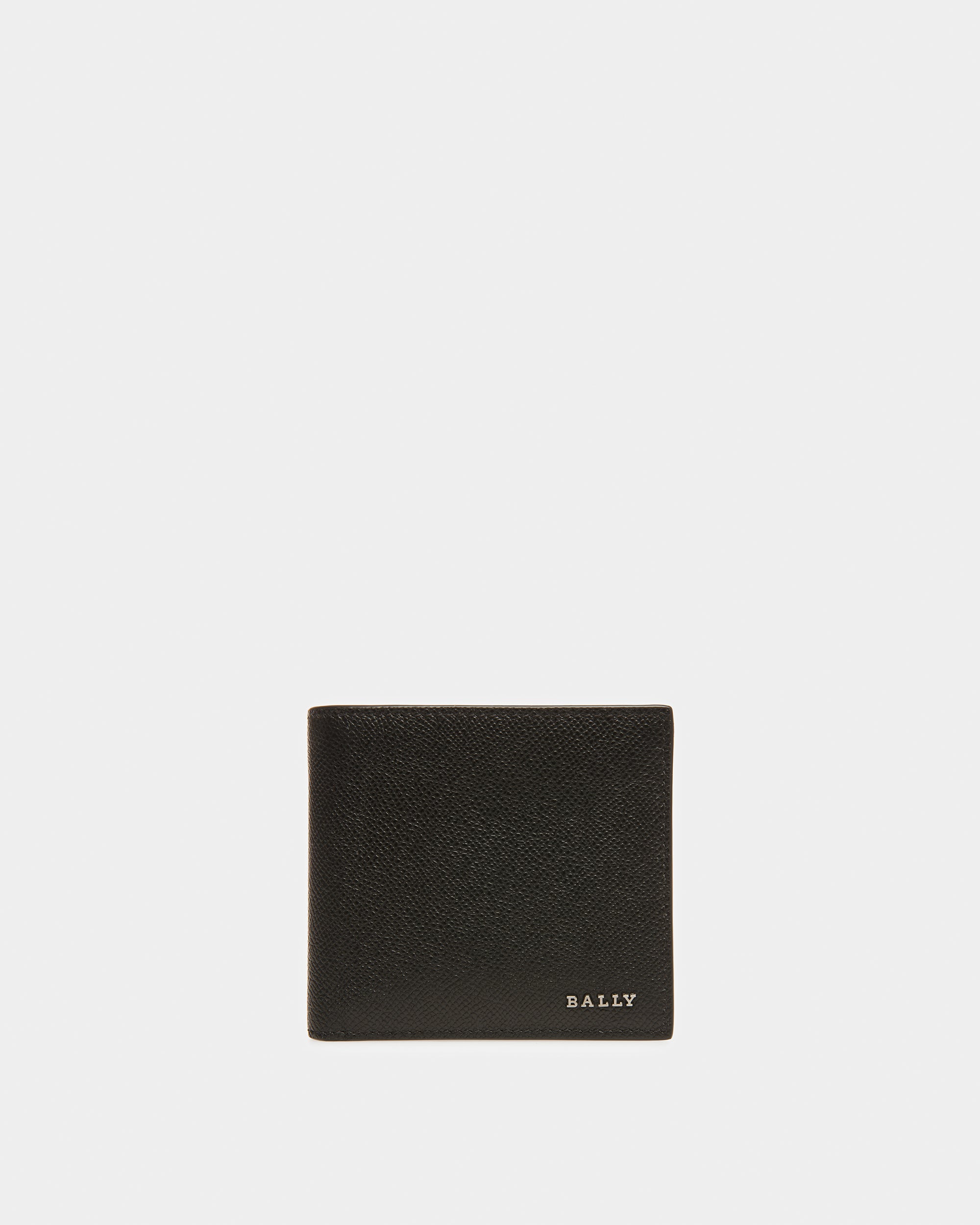Bribel Leather Coin Wallet In Black & Blue - Men's - Bally - 01