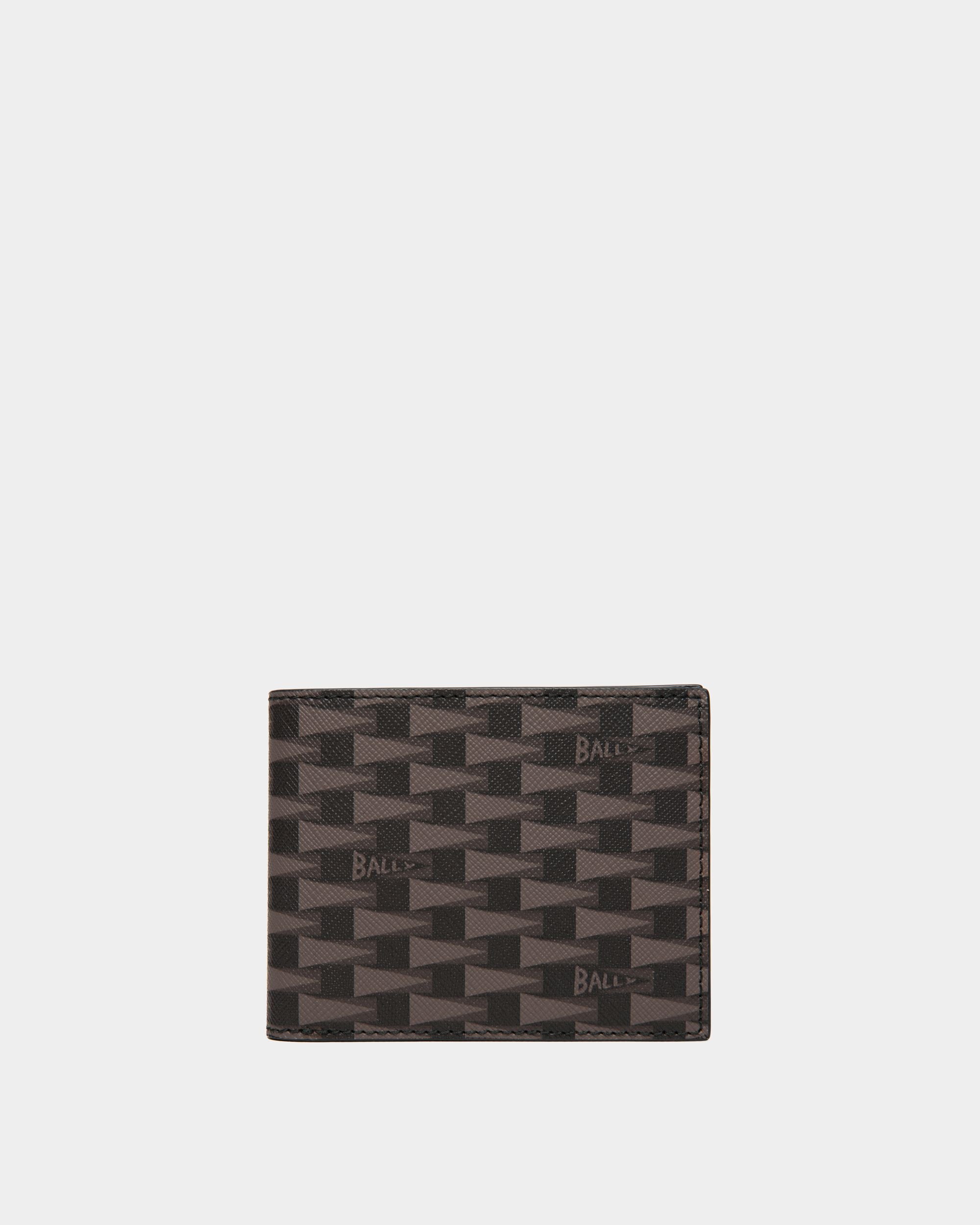 Pennant Bifold in Black Pennant Motif - Men's - Bally - 01