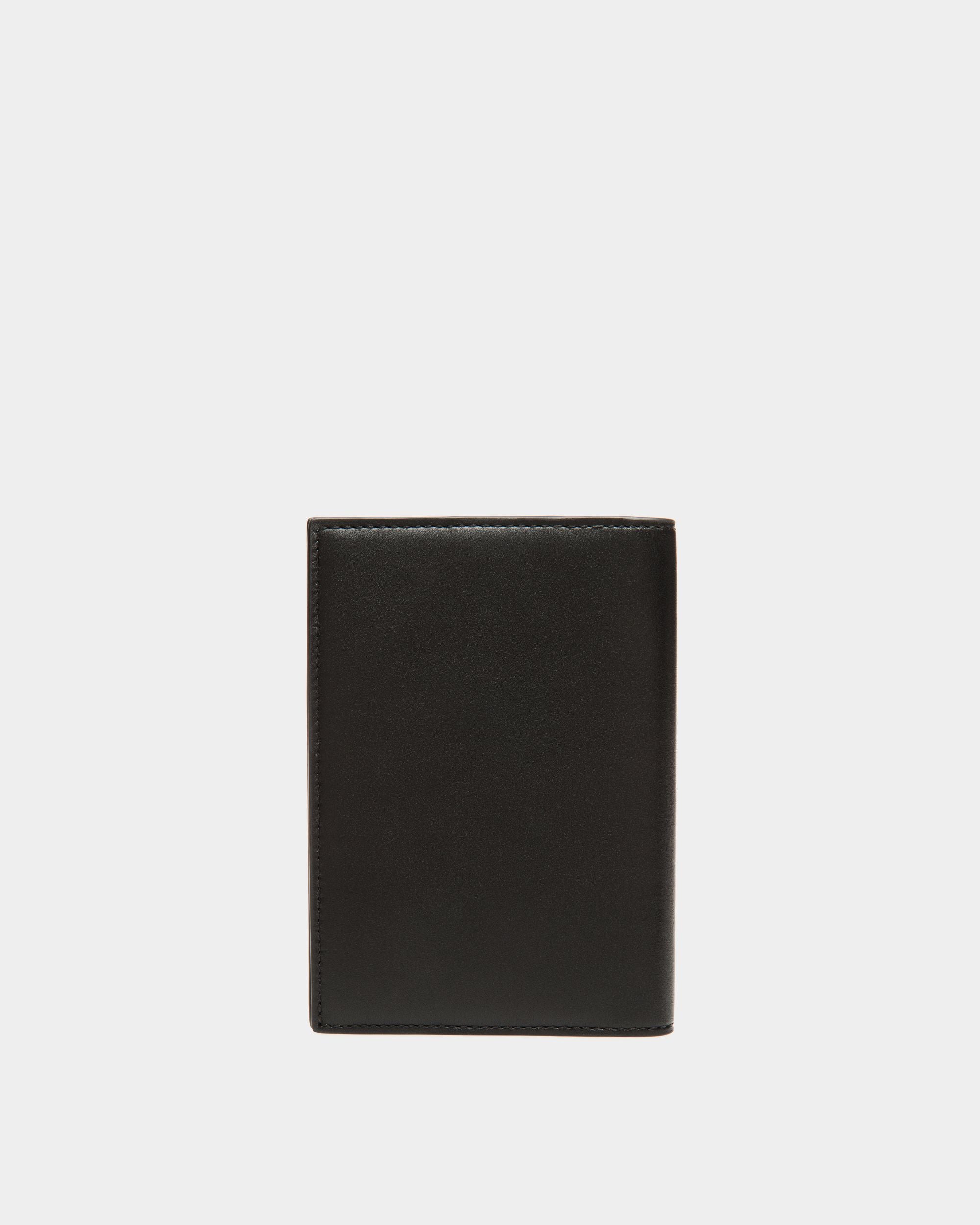 Adrien Brody Travel Collection Passport Case In Black And Yellow Leather - Men's - Bally - 02