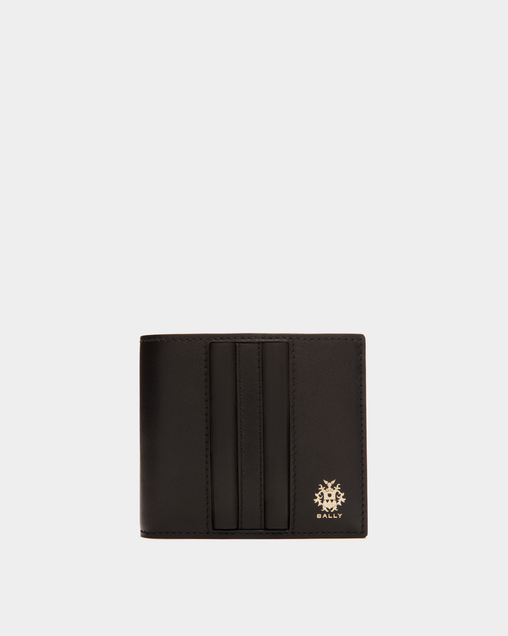 Beckett Bifold in Black Leather - Men's - Bally - 01