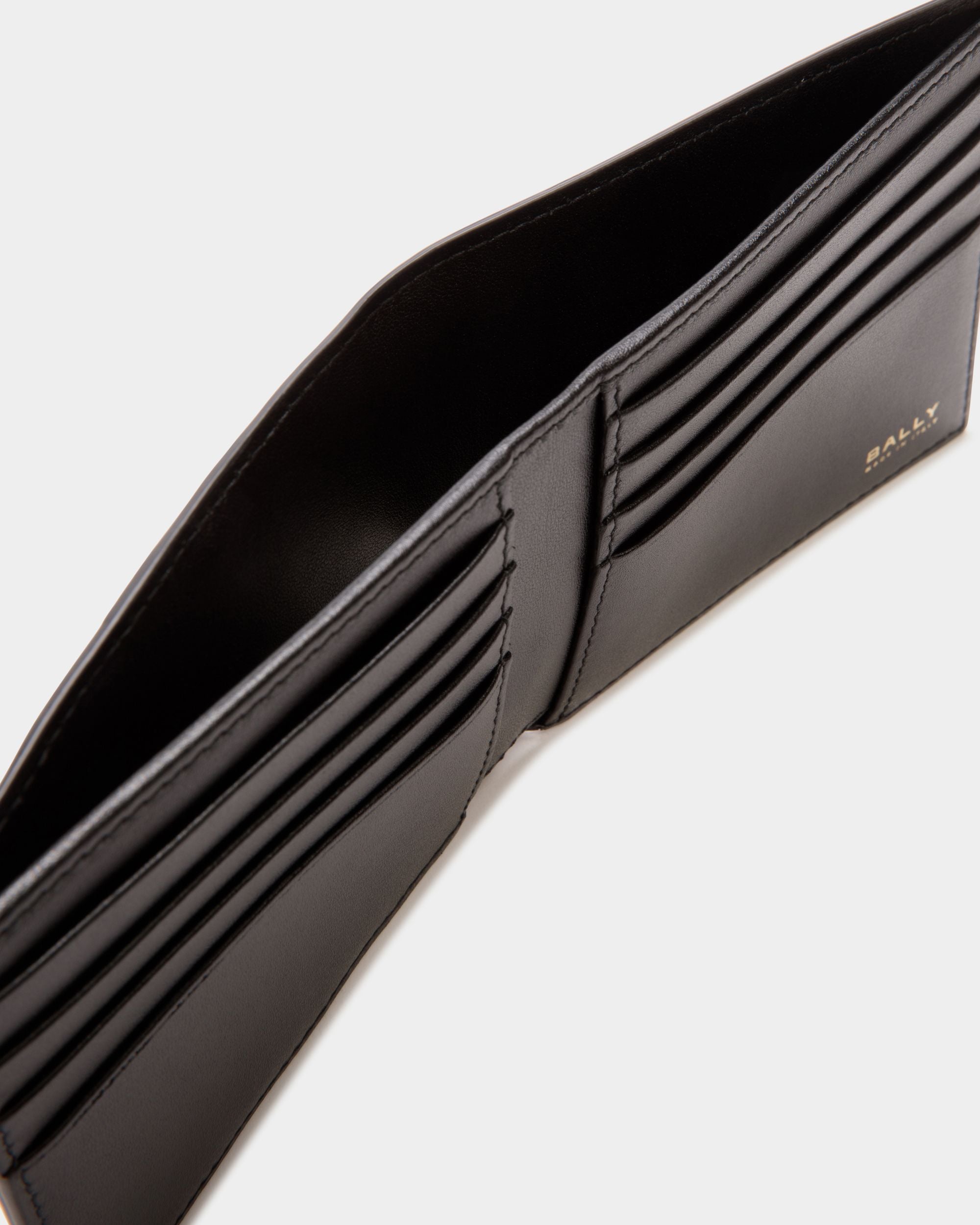 Beckett Bifold in Black Leather - Men's - Bally - 04