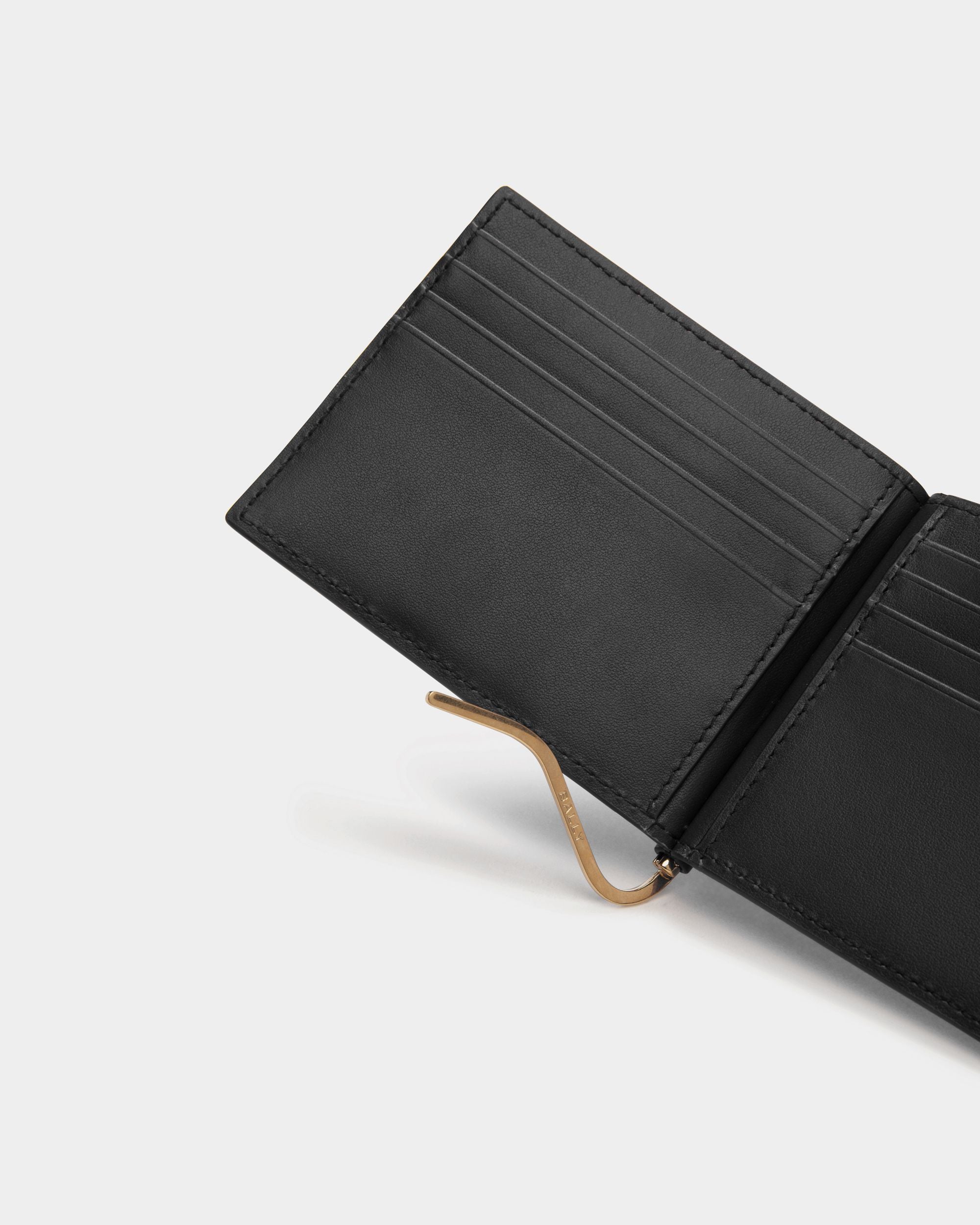 Beckett Bifold in Black Leather - Men's - Bally - 04