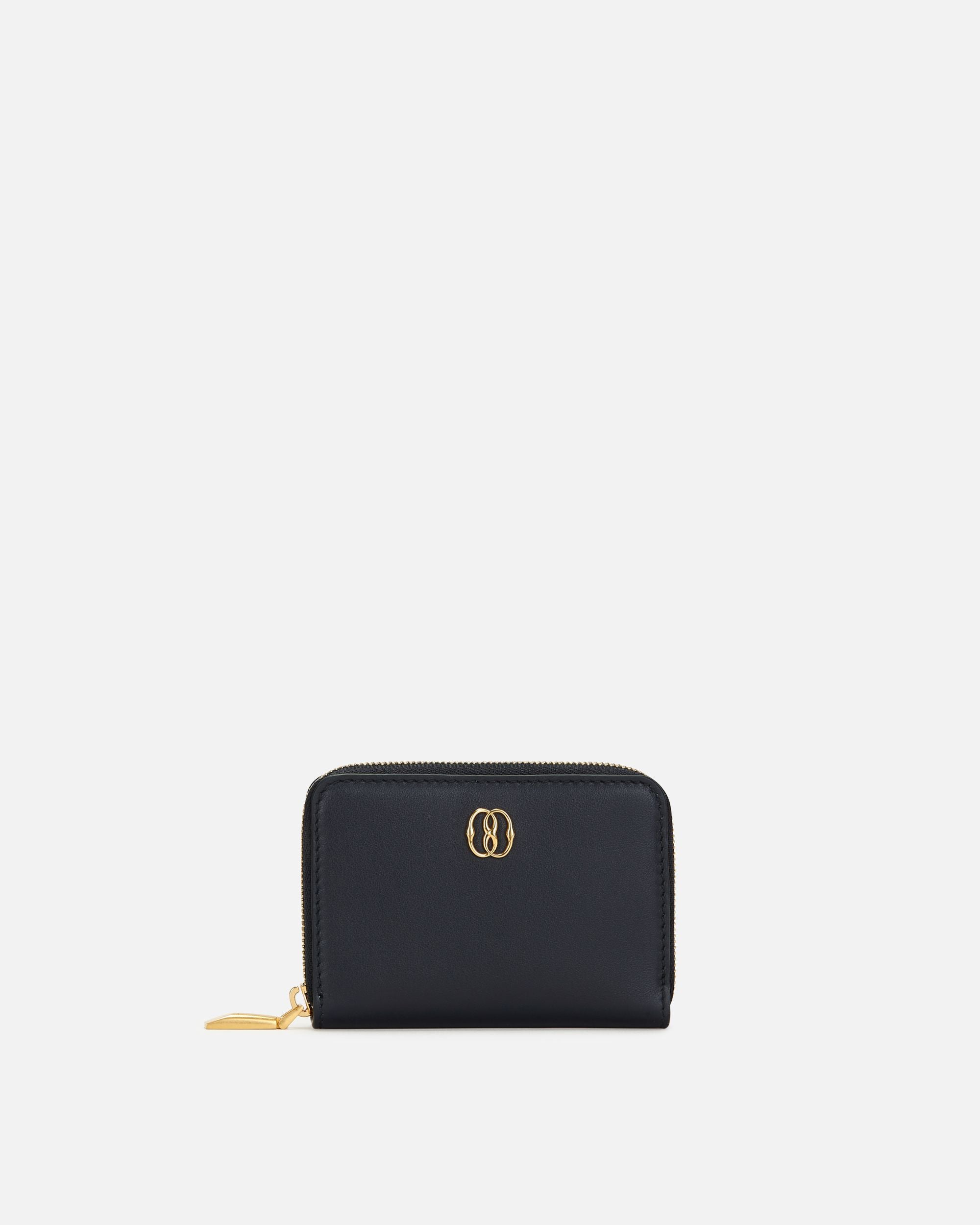 520 Zip Around Wallet In Navy Blue Leather - Men's - Bally - 01