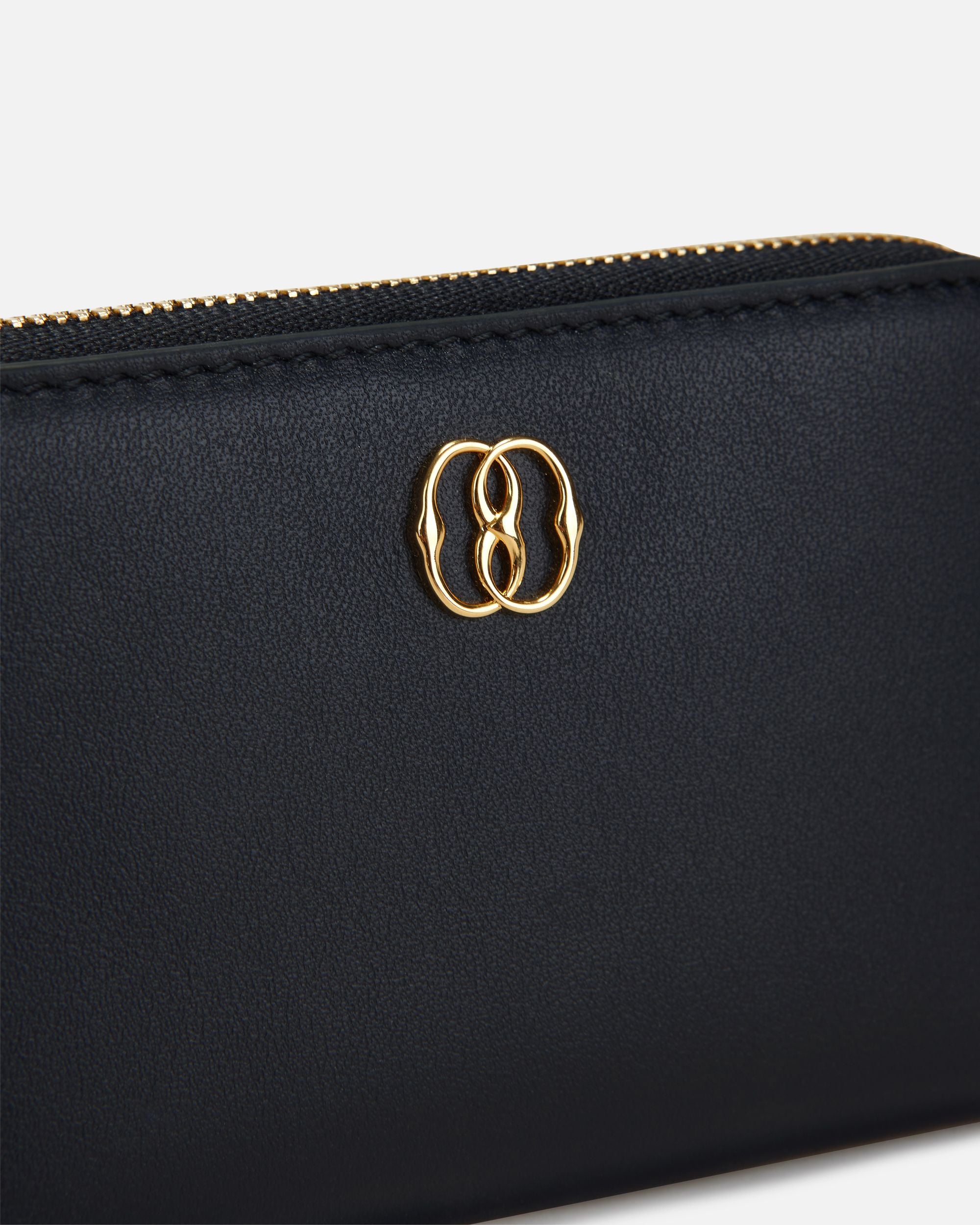 520 Zip Around Wallet In Navy Blue Leather - Men's - Bally - 05