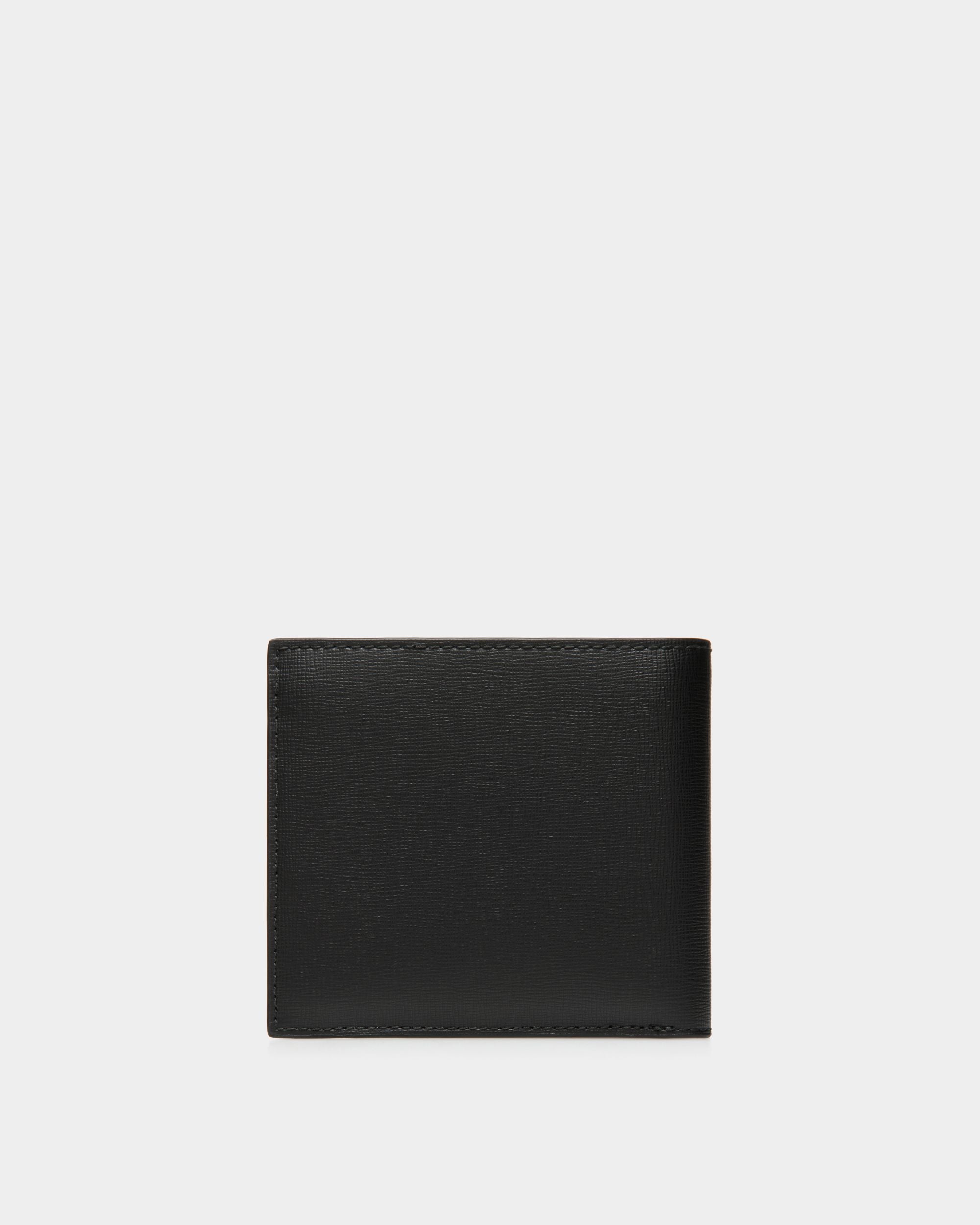 Mythos Bifold In Black Recycled Leather - Men's - Bally - 02