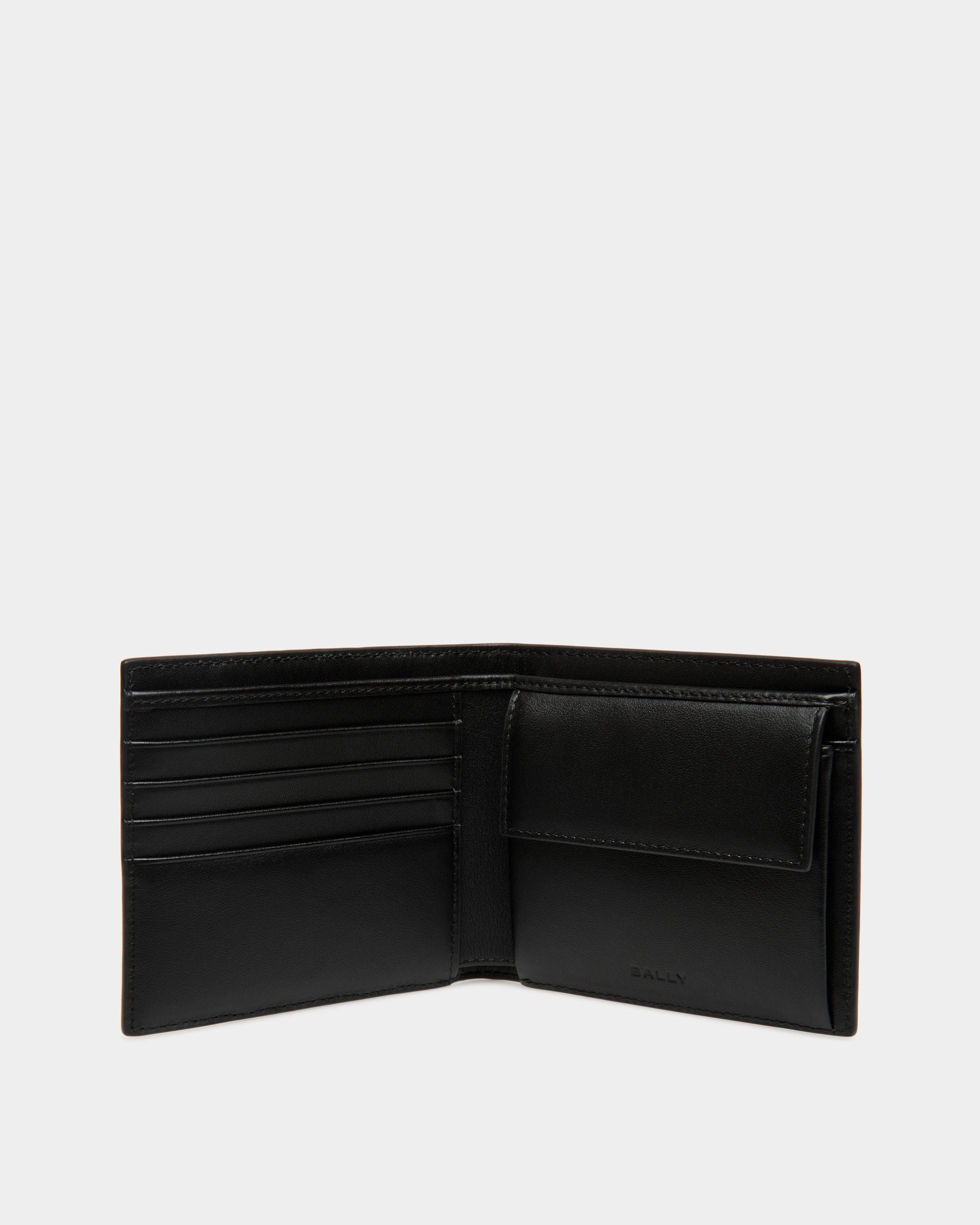 Mythos Bifold In Black Recycled Leather - Men's - Bally - 03