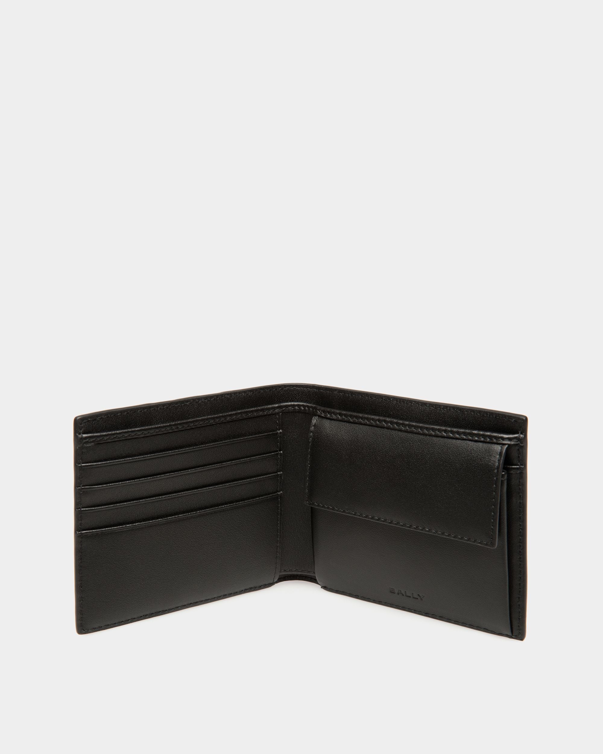 Mythos Bifold In Black Recycled Leather - Men's - Bally - 03