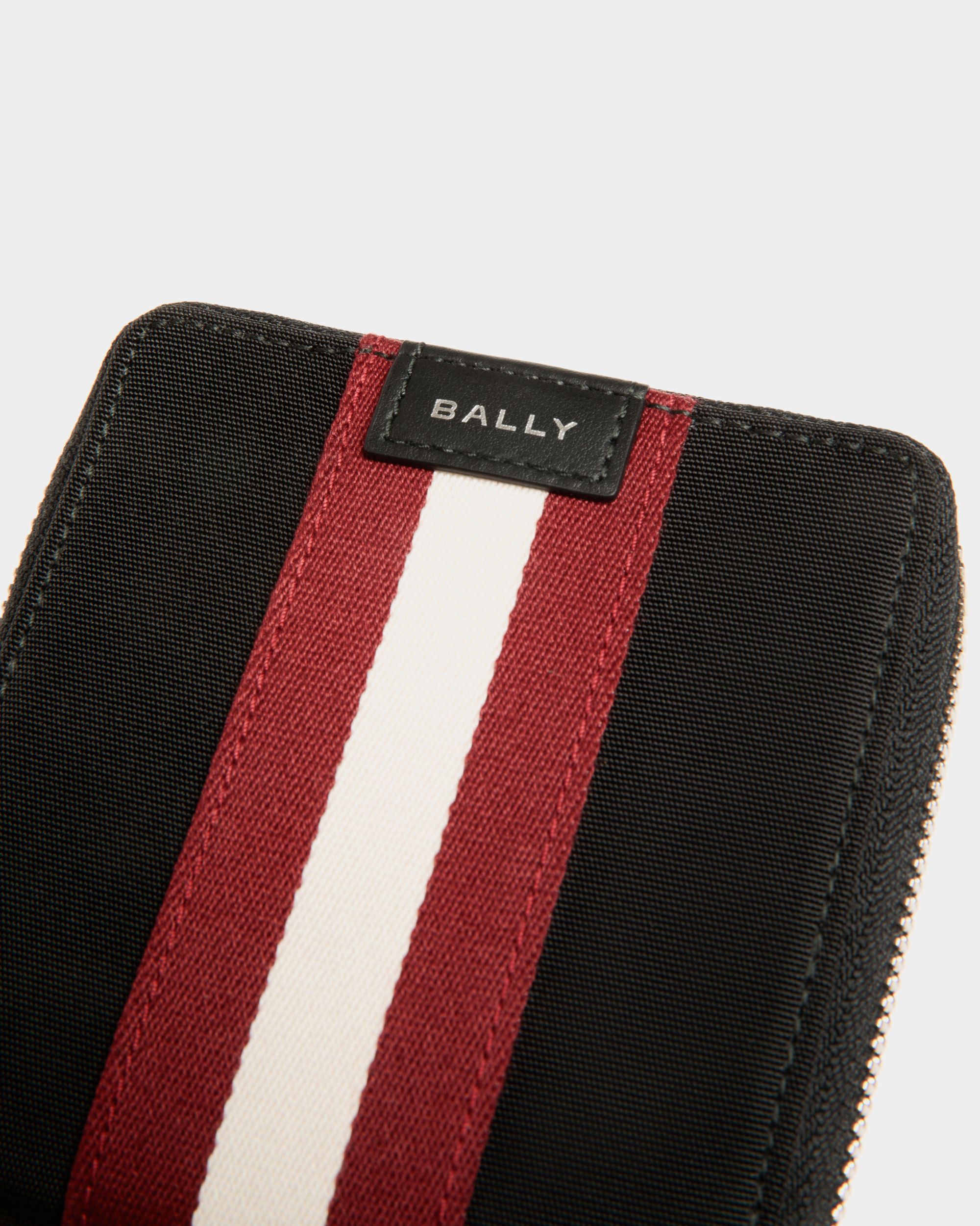 Code Bifold Wallet in Black Nylon - Men's - Bally - 04