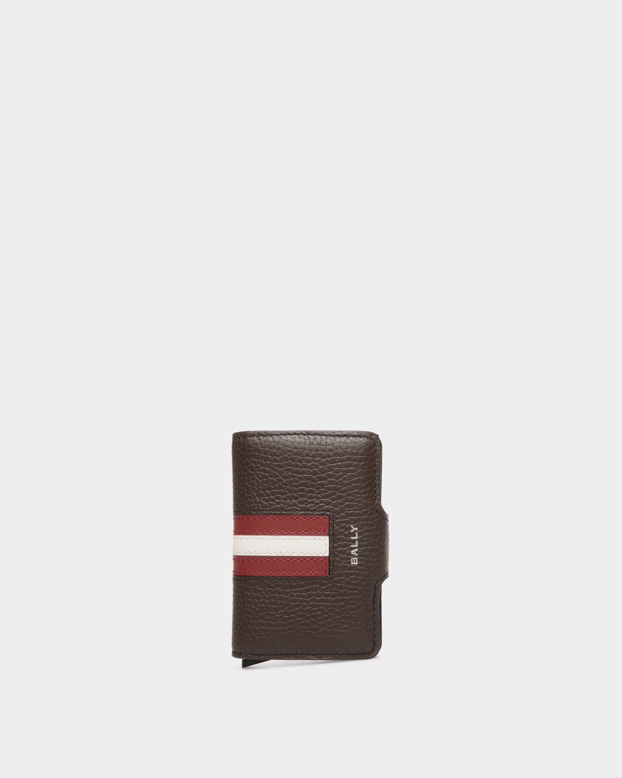 Ribbon Smart Wallet in Ebano Leather - Men's - Bally - 01