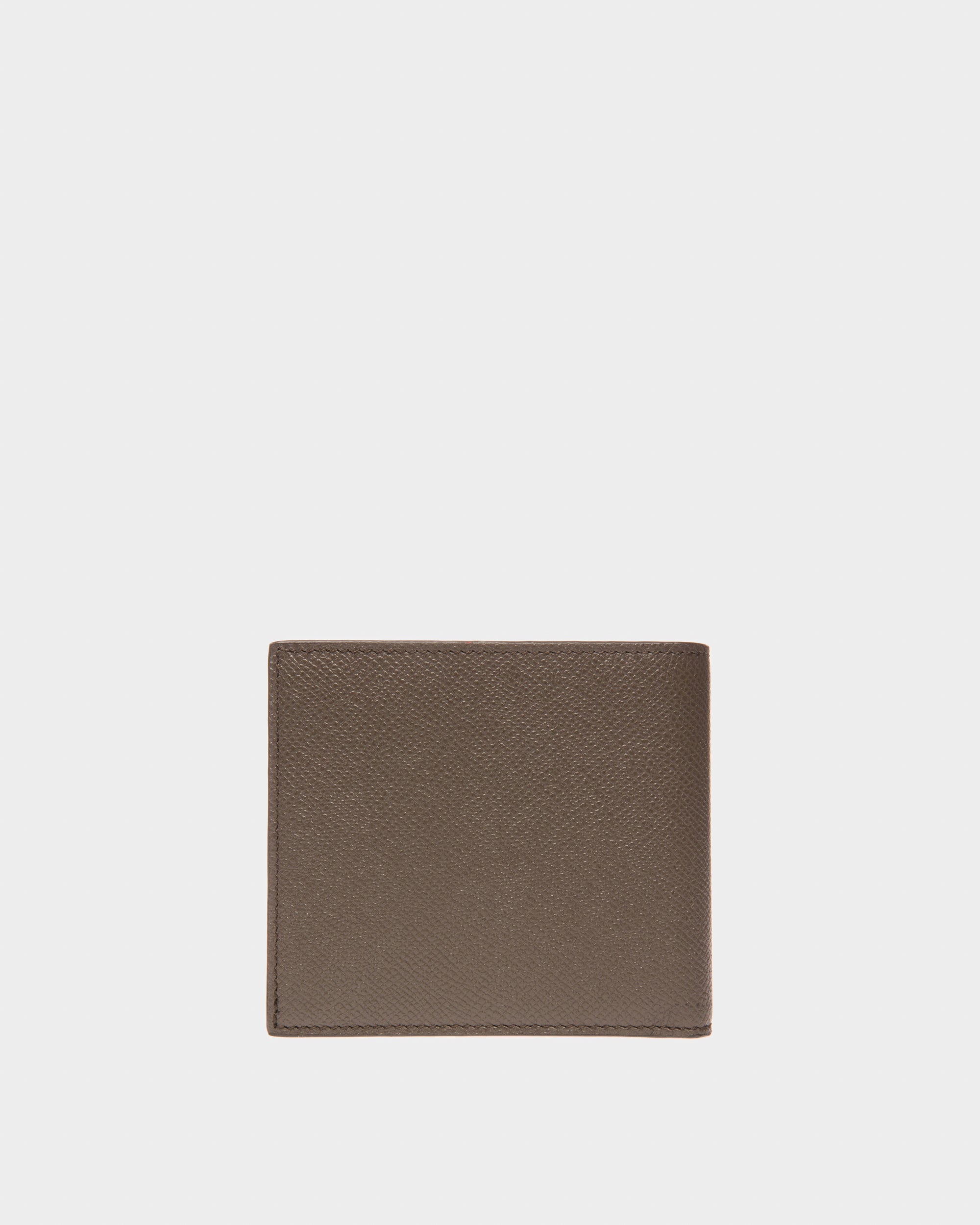 Brasai Leather Wallet In Army Green - Men's - Bally - 02