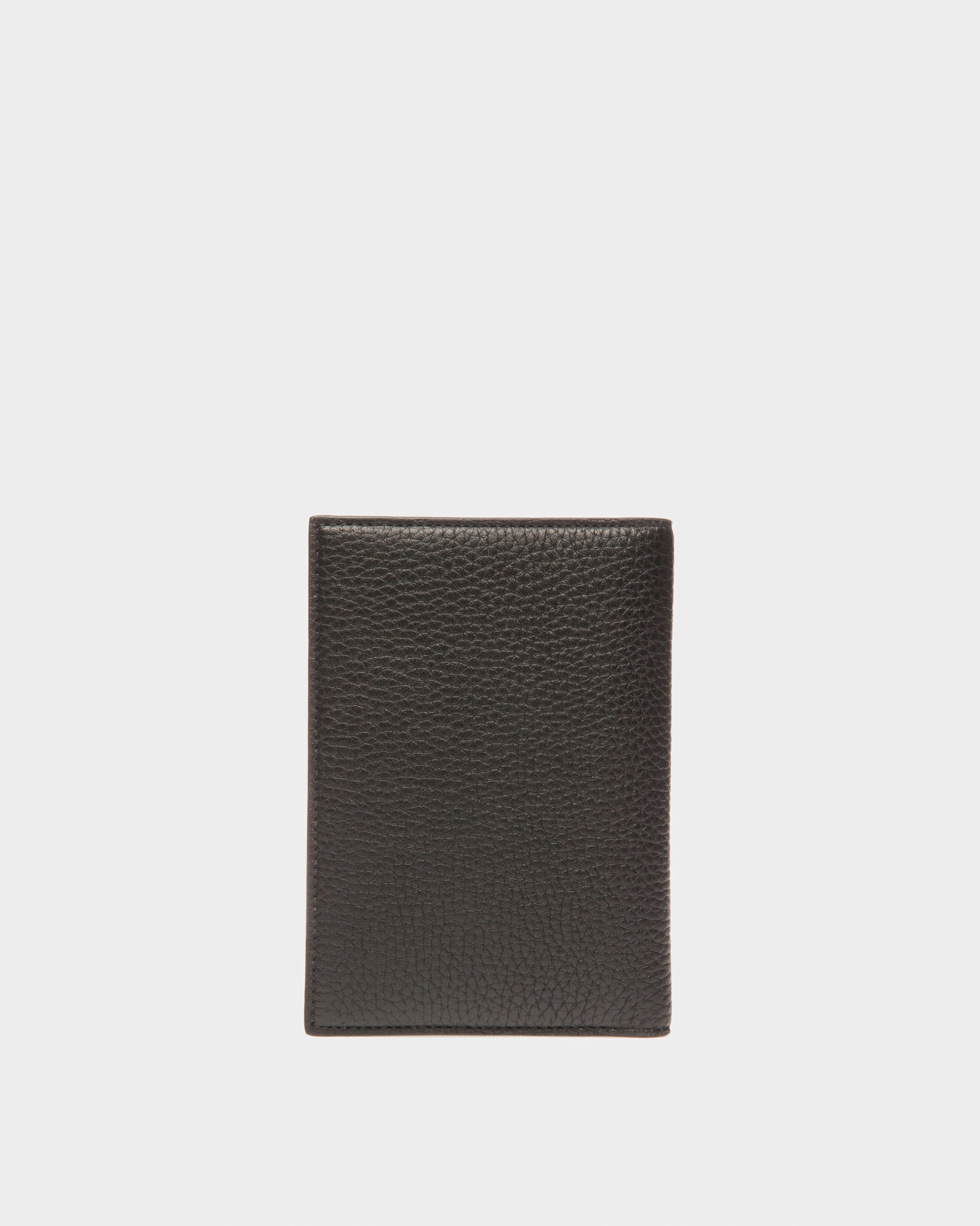 Bovert Leather Passport Holder In Black - Men's - Bally - 02