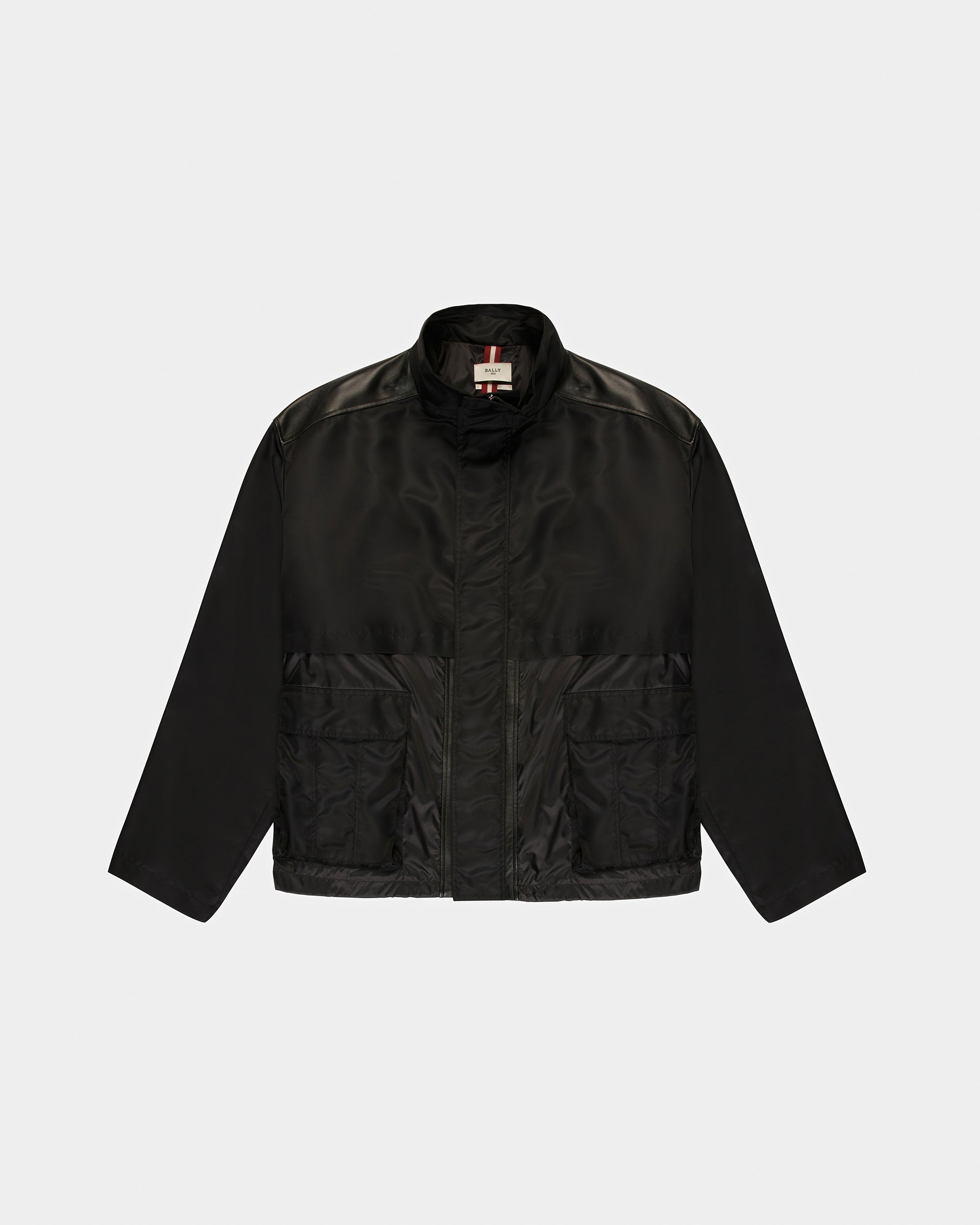 Blouson Bomber Jacket In Black - Men's - Bally - 01
