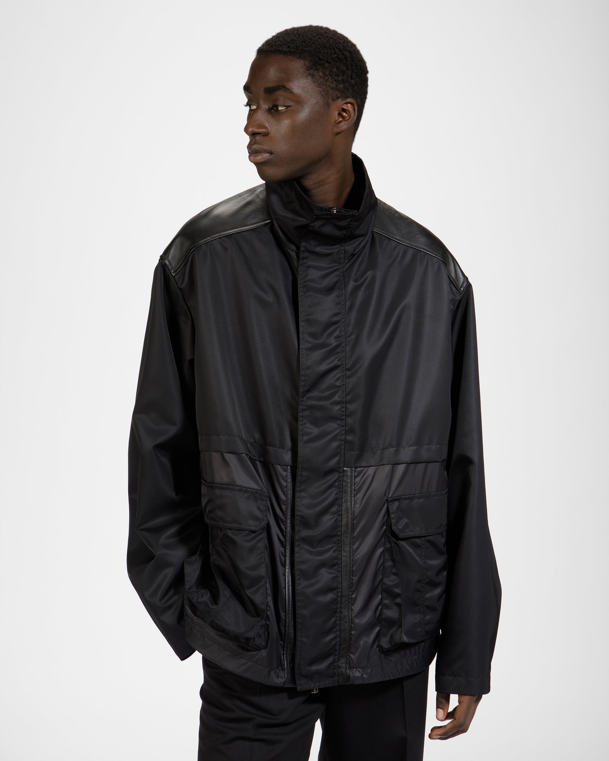 Blouson Bomber Jacket In Black - Men's - Bally - 02