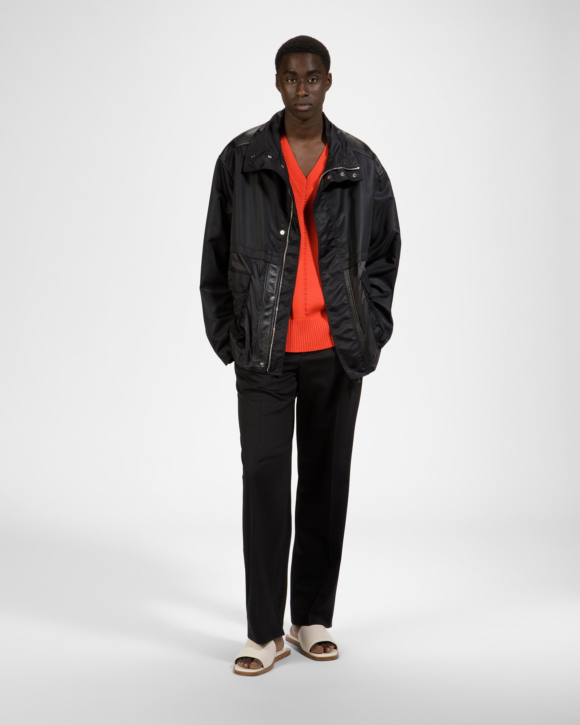 Blouson Bomber Jacket In Black - Men's - Bally - 05