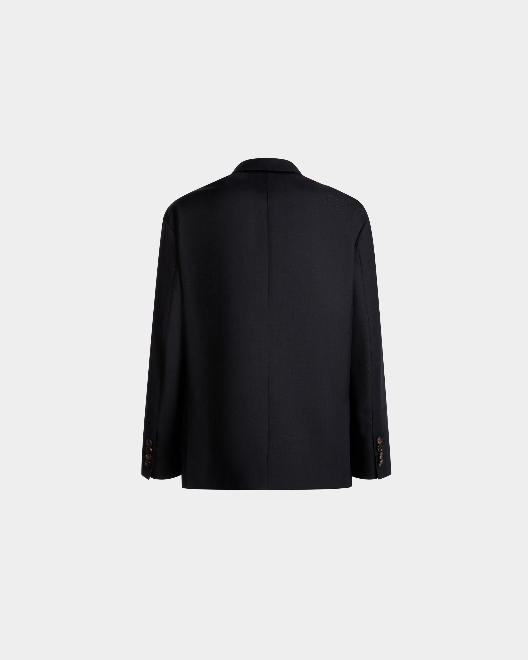 Jacket in Navy Blue Wool Blend - Men's - Bally - 07