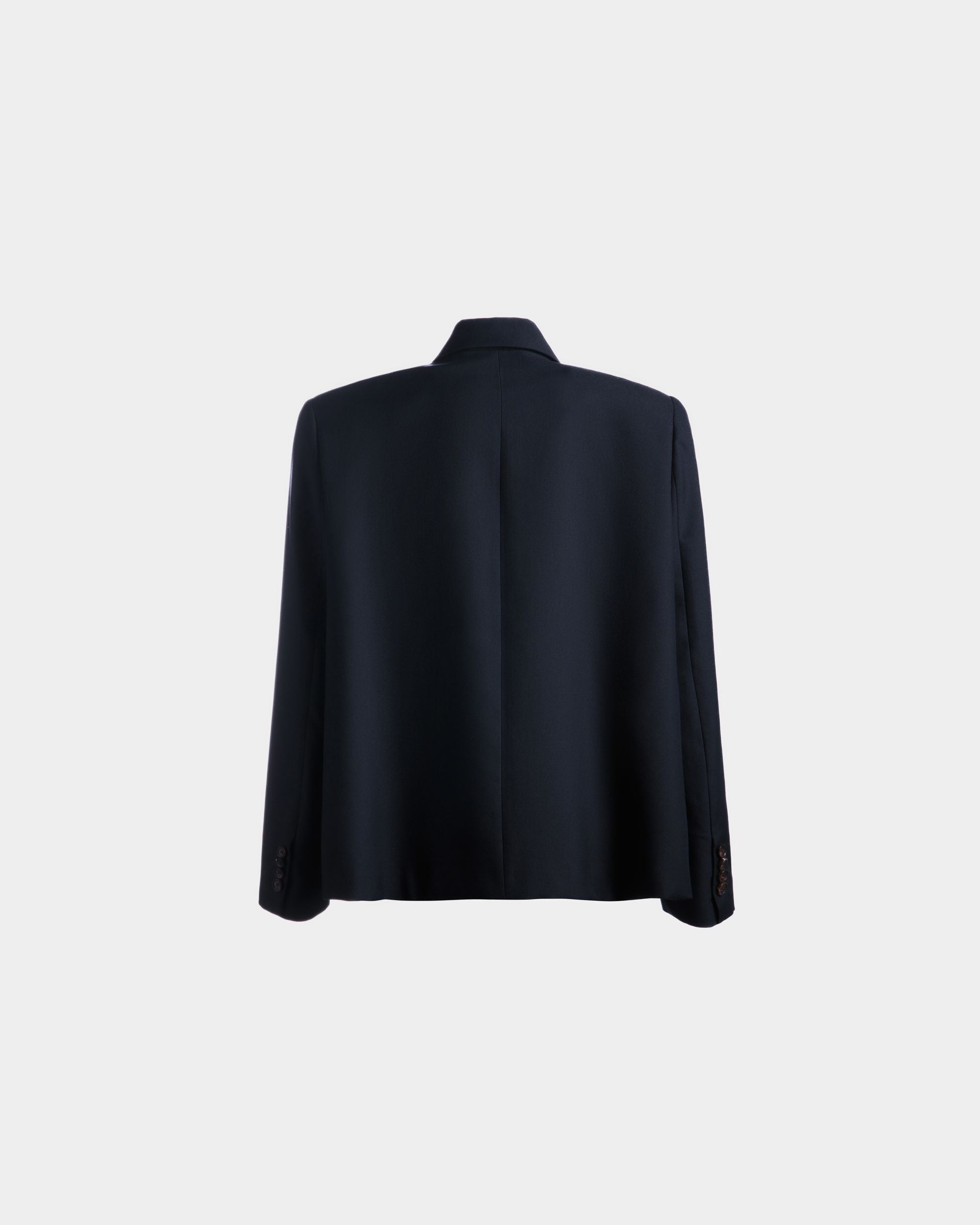 Jacket in Navy Blue Wool Blend - Men's - Bally - 07