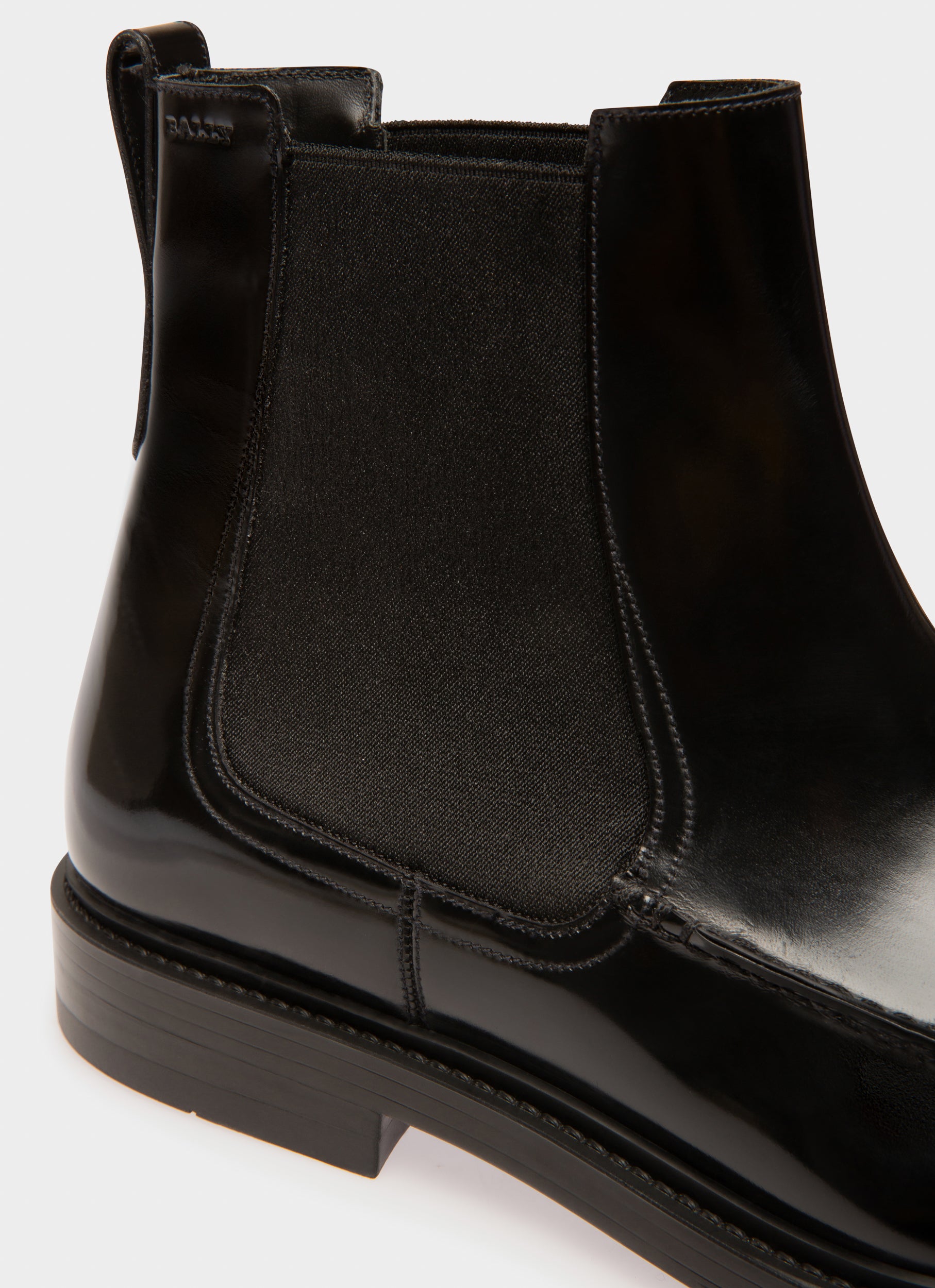 Nidro Leather Boots In Black - Men's - Bally - 02