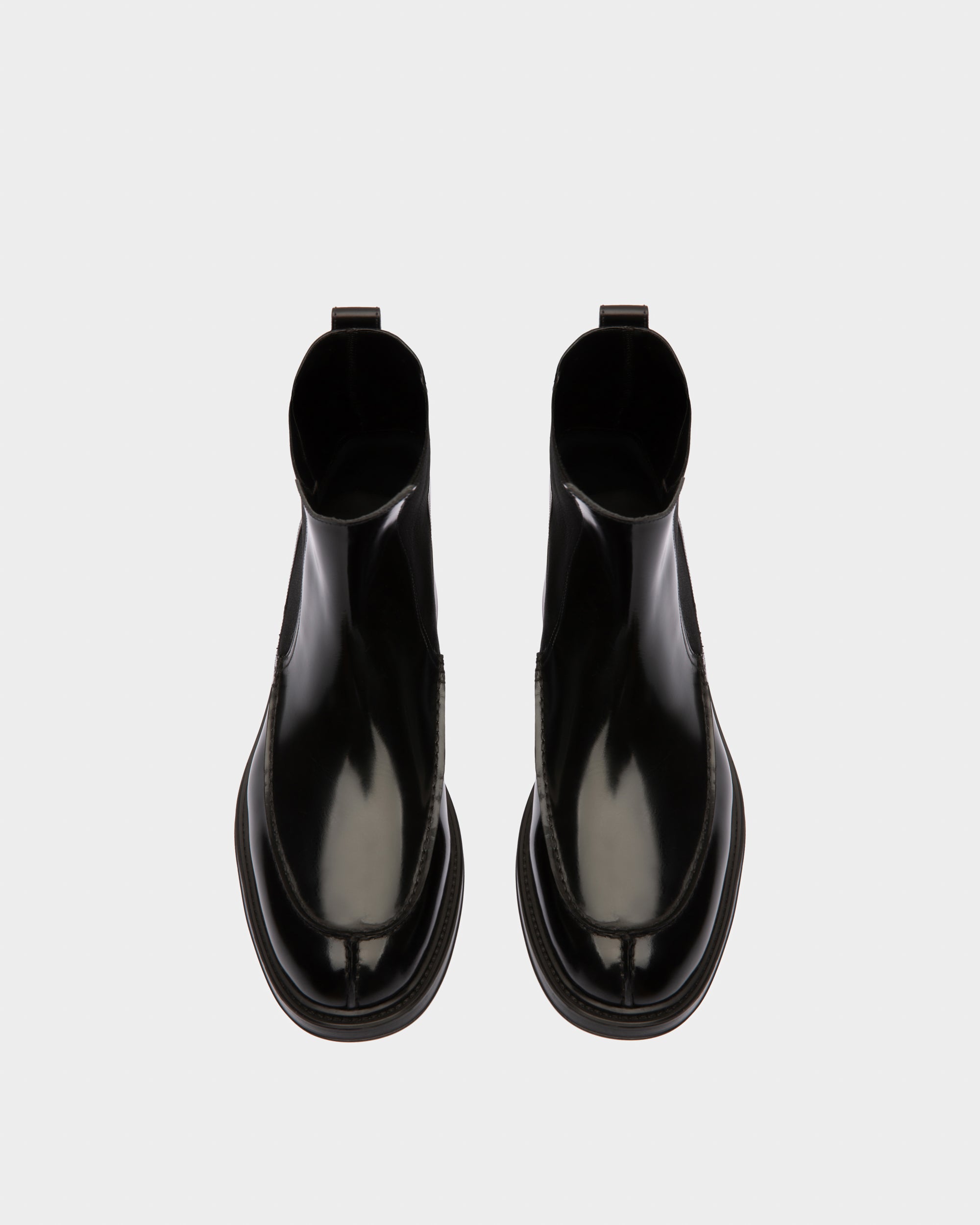 Nidro Leather Boots In Black - Men's - Bally - 04