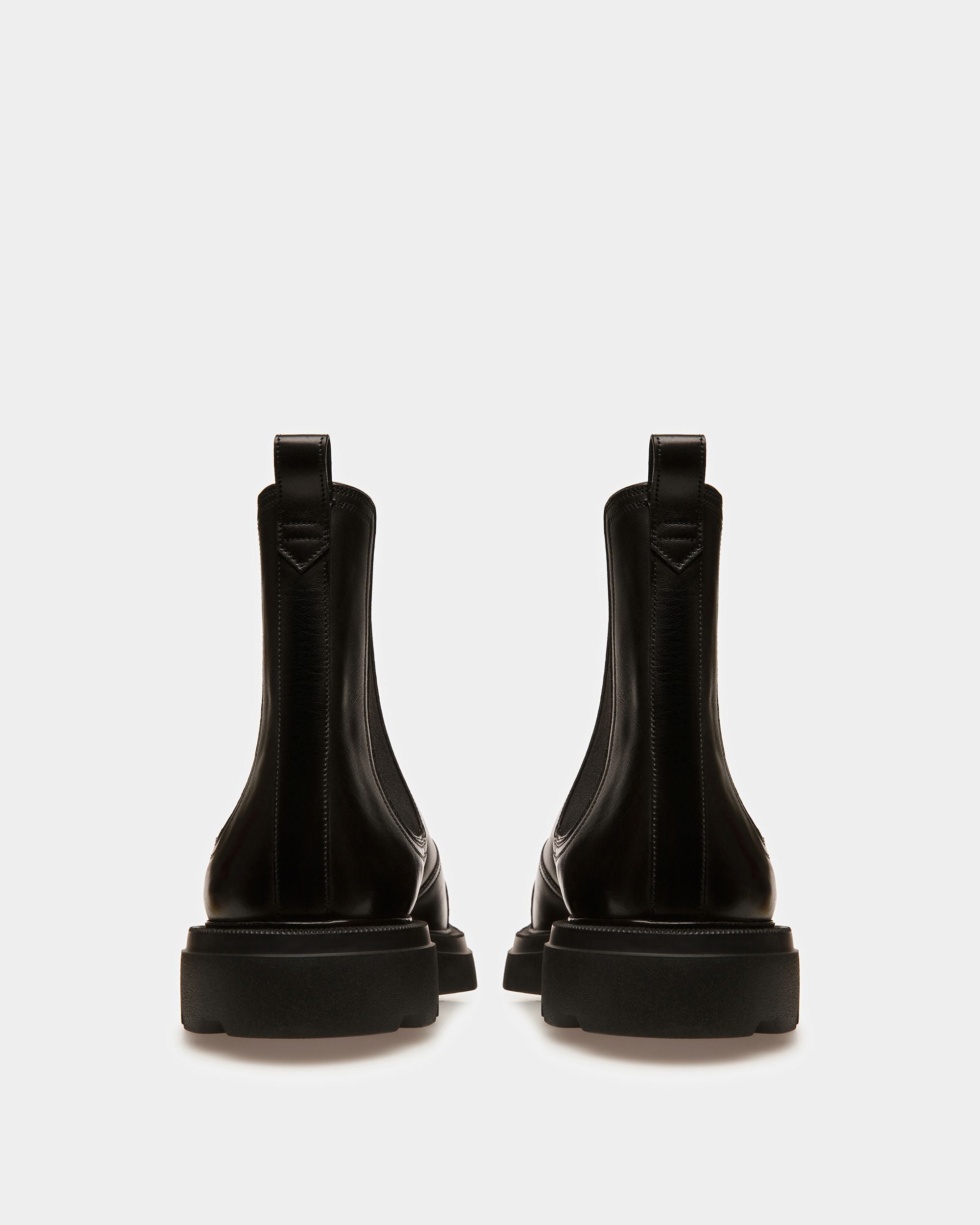 Zecron Leather Boots In Black - Men's - Bally - 04