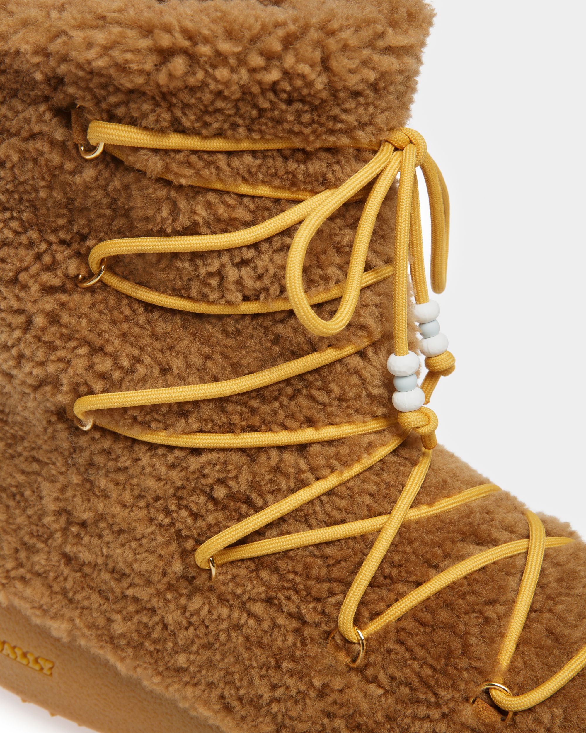 Corviglia Leather Snow Boots In Camel - Men's - Bally - 06